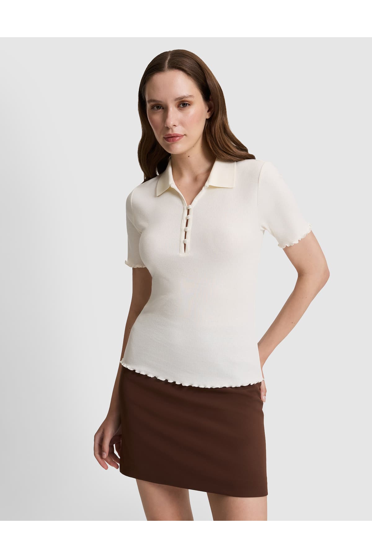 تیشرت یقه پولو Pierre Cardin فیت اسلیم کرم روشن مدل 50325457-VR019 تیشرت یقه پولو Pierre Cardin فیت اسلیم کرم روشن مدل 50325457-VR019