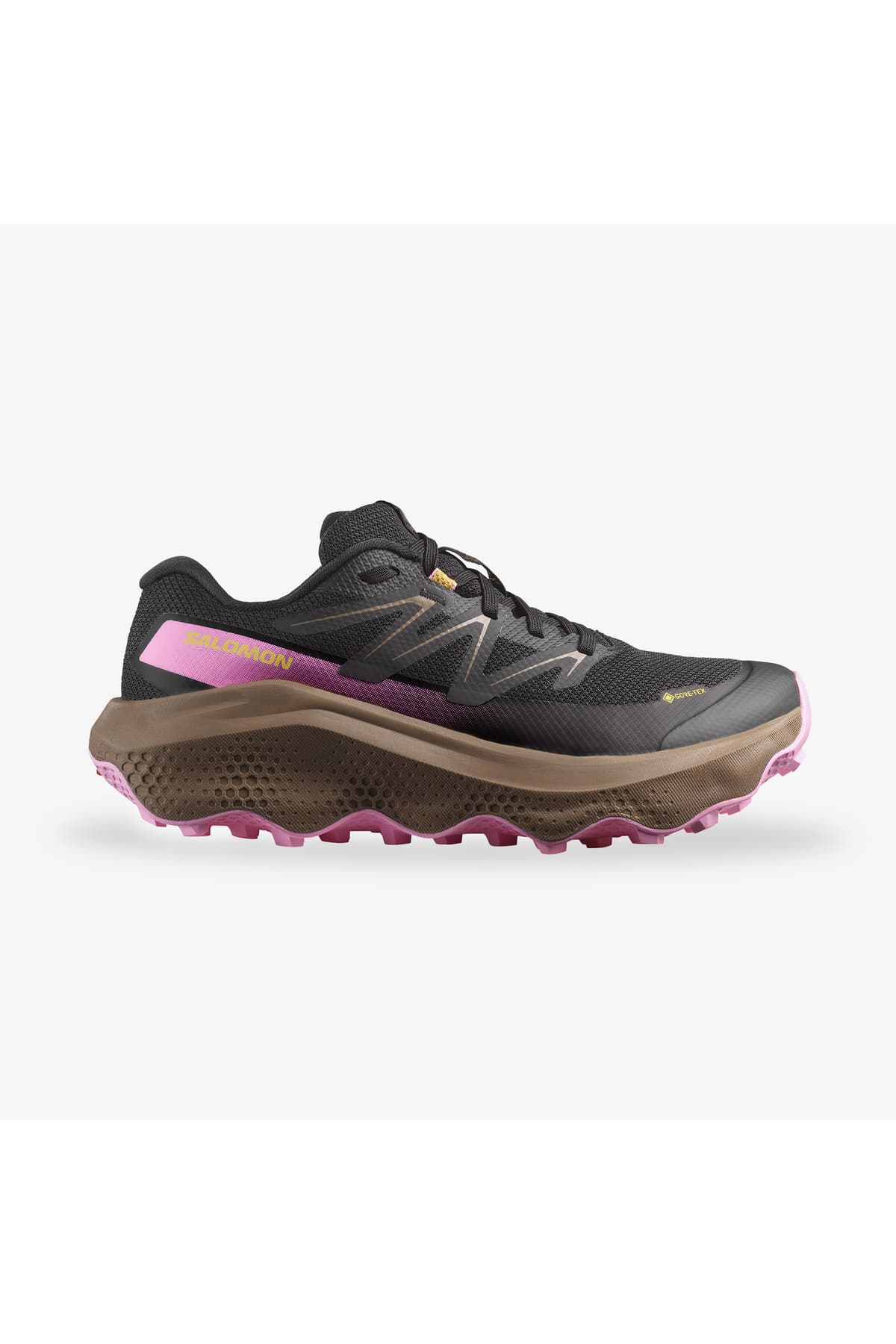 کفش دویدن زنانه Salomon مشکی Gore Tex مدل Ultra Flow 2 کفش دویدن زنانه Salomon مشکی Gore Tex مدل Ultra Flow 2