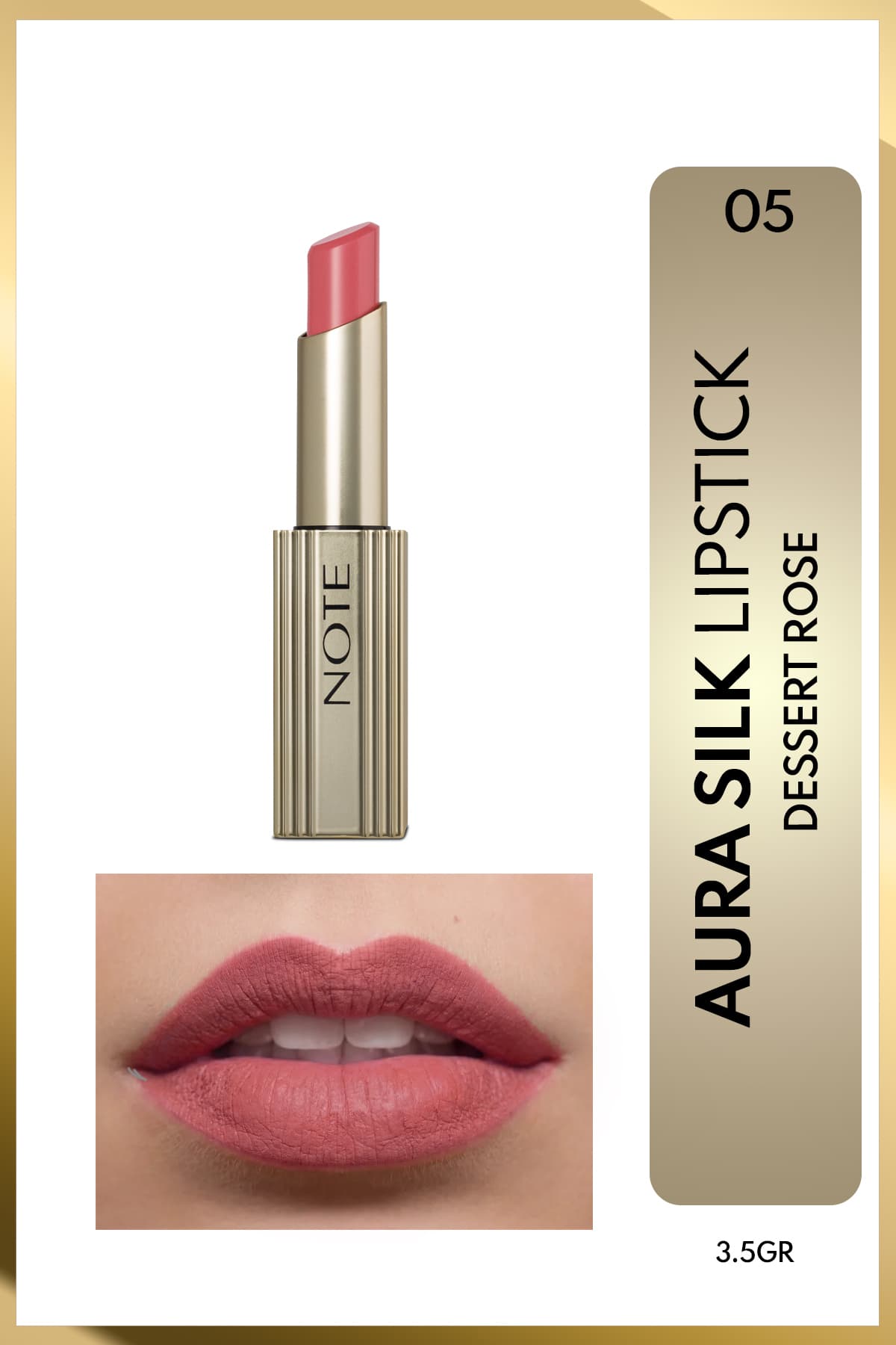 رژ لب زنانه Note Cosmetics کرمی نیمهبراق مدل 05 Desert Rose رنگ نود رژ لب زنانه Note Cosmetics کرمی نیمهبراق مدل 05 Desert Rose رنگ نود