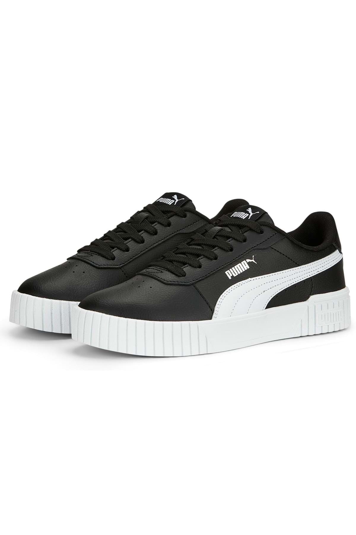 کفش ورزشی یونیسکس Puma Carina 2.0 مشکی-سفید مدل 385849-10 کفش ورزشی یونیسکس Puma Carina 2.0 مشکی-سفید مدل 385849-10