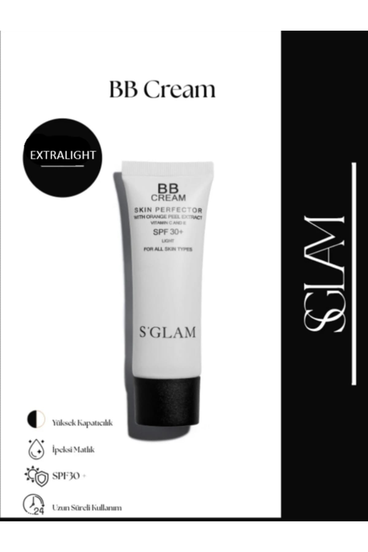 کرم BB S'GLAM با SPF 30 رنگ روشن 50ml کرم BB S'GLAM با SPF 30 رنگ روشن 50ml