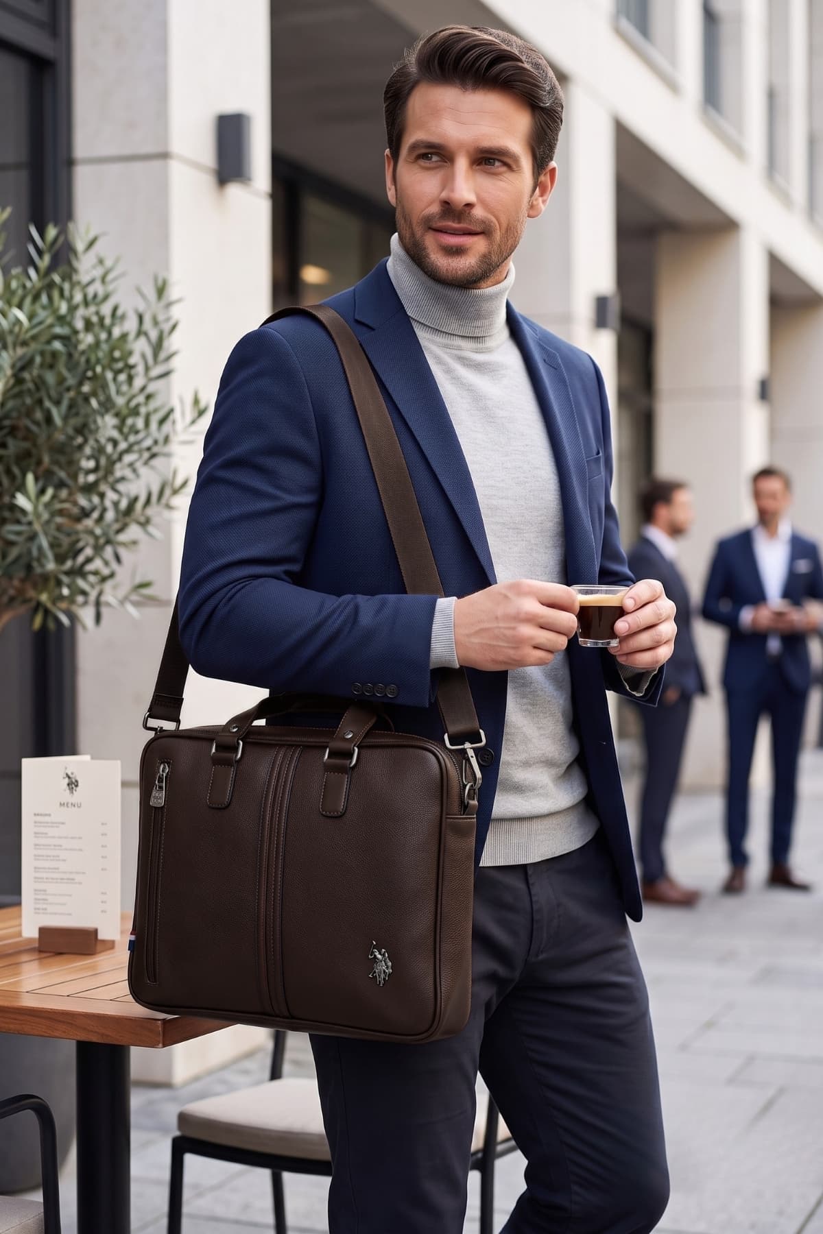 کیف لپتاپ اداری دوشی U.S. Polo Assn. قهوهای مدل 6753-6752 کیف لپتاپ اداری دوشی U.S. Polo Assn. قهوهای مدل 6753-6752