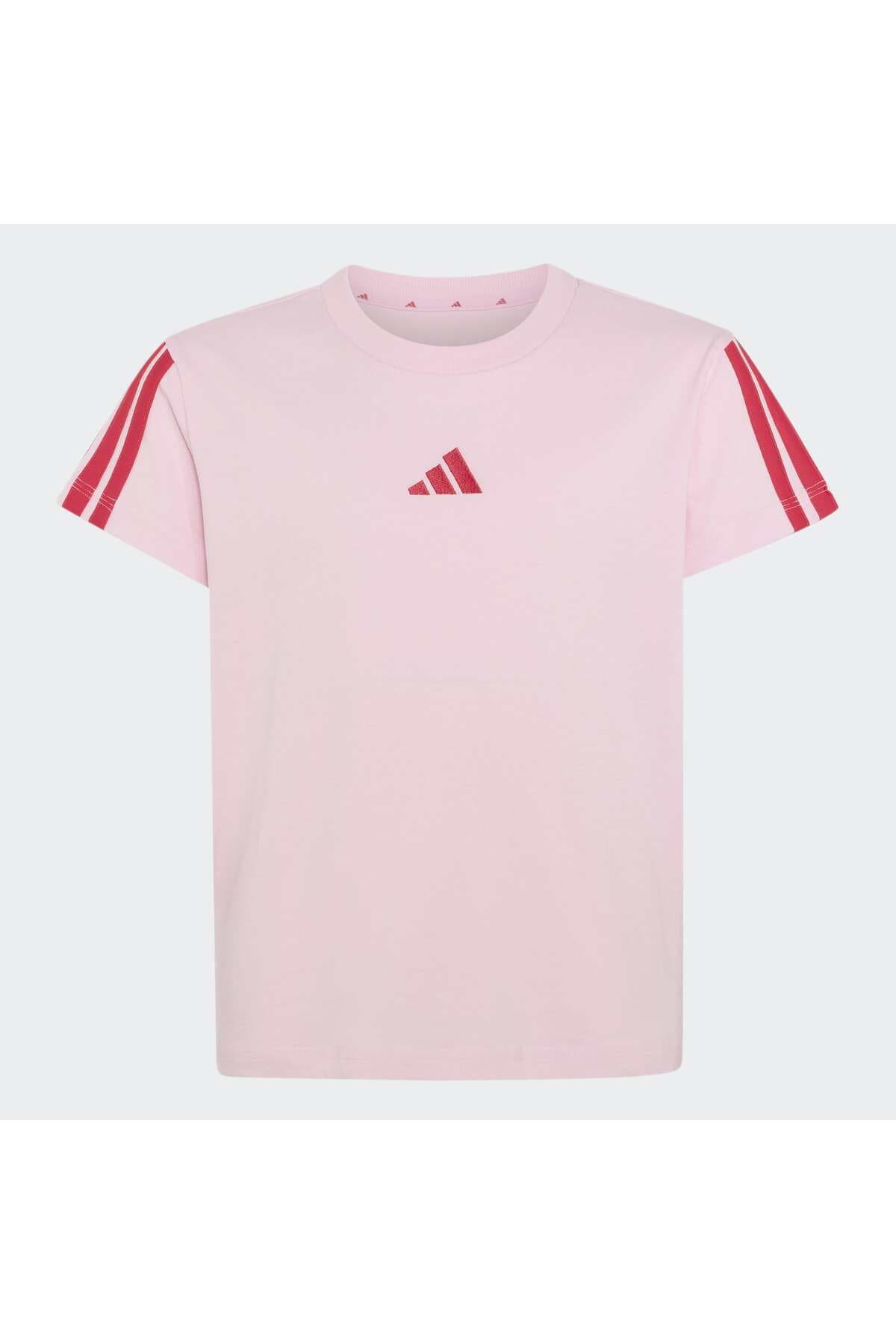تیشرت ورزشی نوجوانان adidas Jg 3S Tee 160 مدل KQ9039 تیشرت ورزشی نوجوانان adidas Jg 3S Tee 160 مدل KQ9039