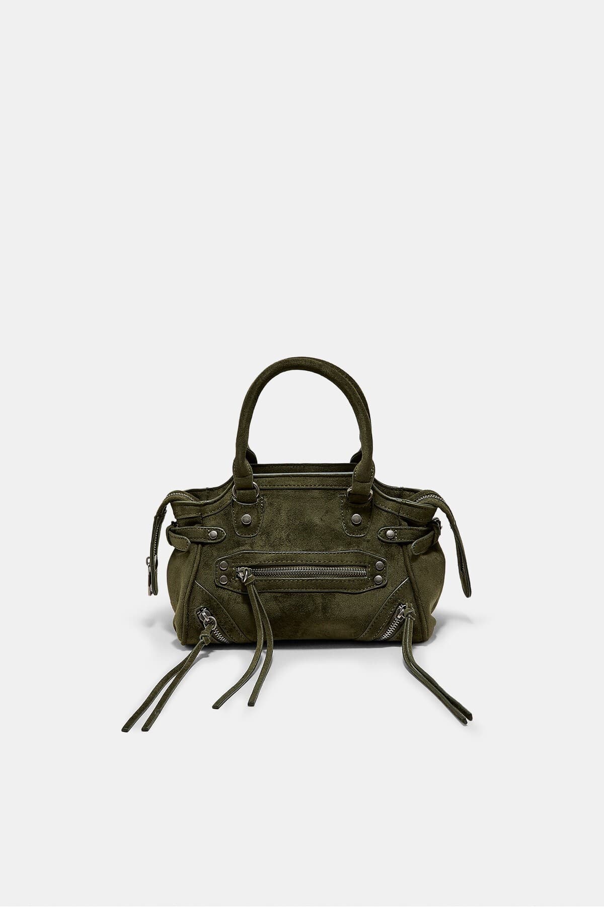 کیف زنانه Stradivarius با دکمهفشاری و زیپدار City کیف زنانه Stradivarius با دکمهفشاری و زیپدار City
