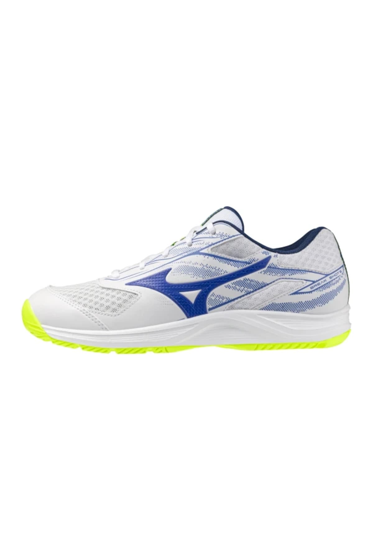 کفش تنیس یونیسکس Mizuno سفید / آبی مدل Break Shot 5 AC کفش تنیس یونیسکس Mizuno سفید / آبی مدل Break Shot 5 AC