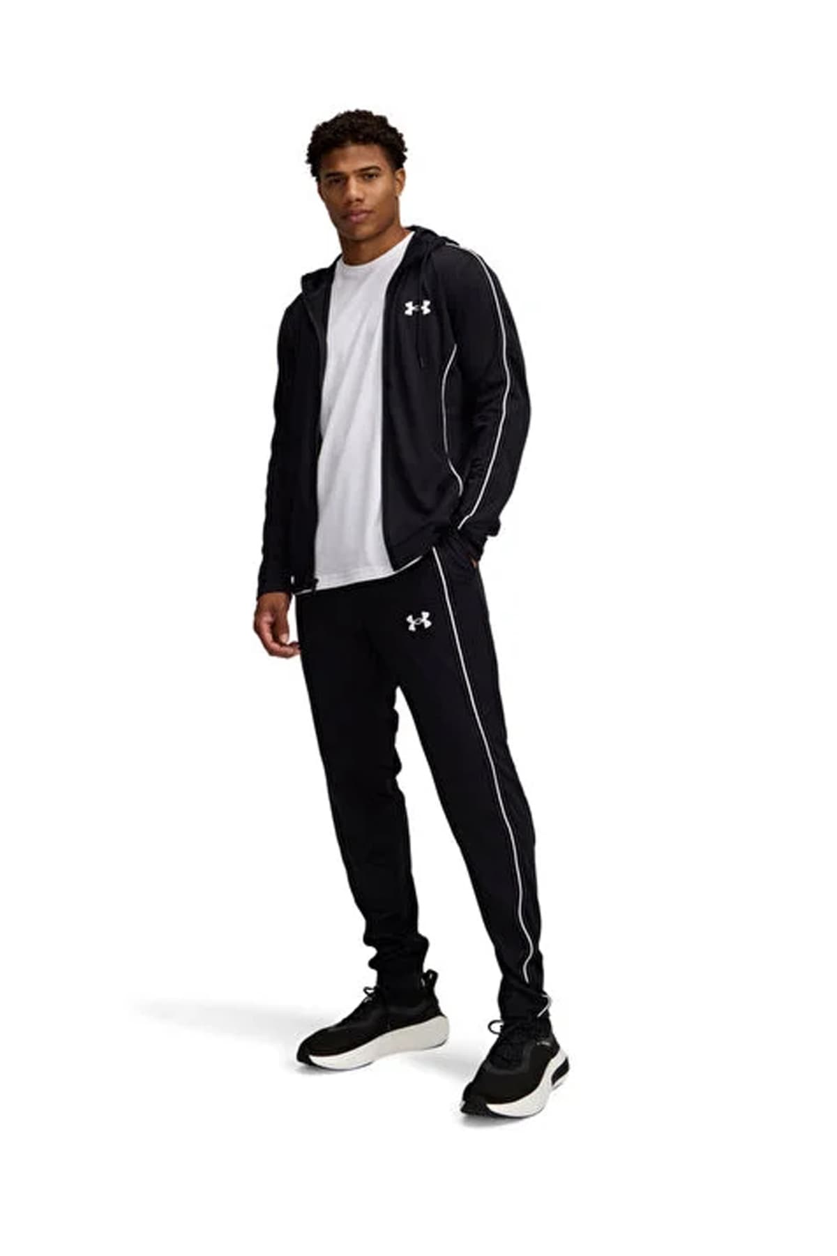 ست گرمکن مردانه Under Armour مشکی مدل 1390152-001-UA EMEA ست گرمکن مردانه Under Armour مشکی مدل 1390152-001-UA EMEA