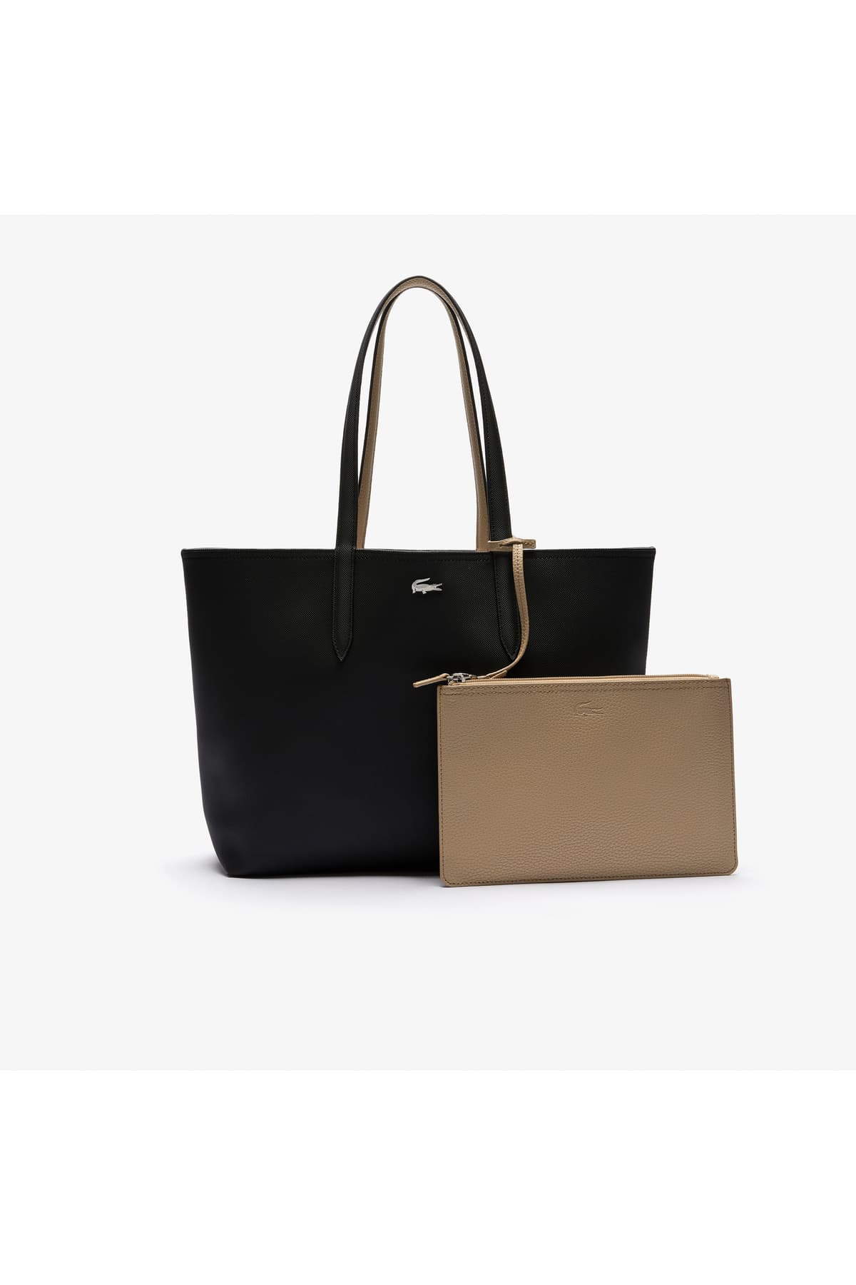کیف دوشی زنانه Lacoste دوطرفه مشکی مدل Anna کیف دوشی زنانه Lacoste دوطرفه مشکی مدل Anna