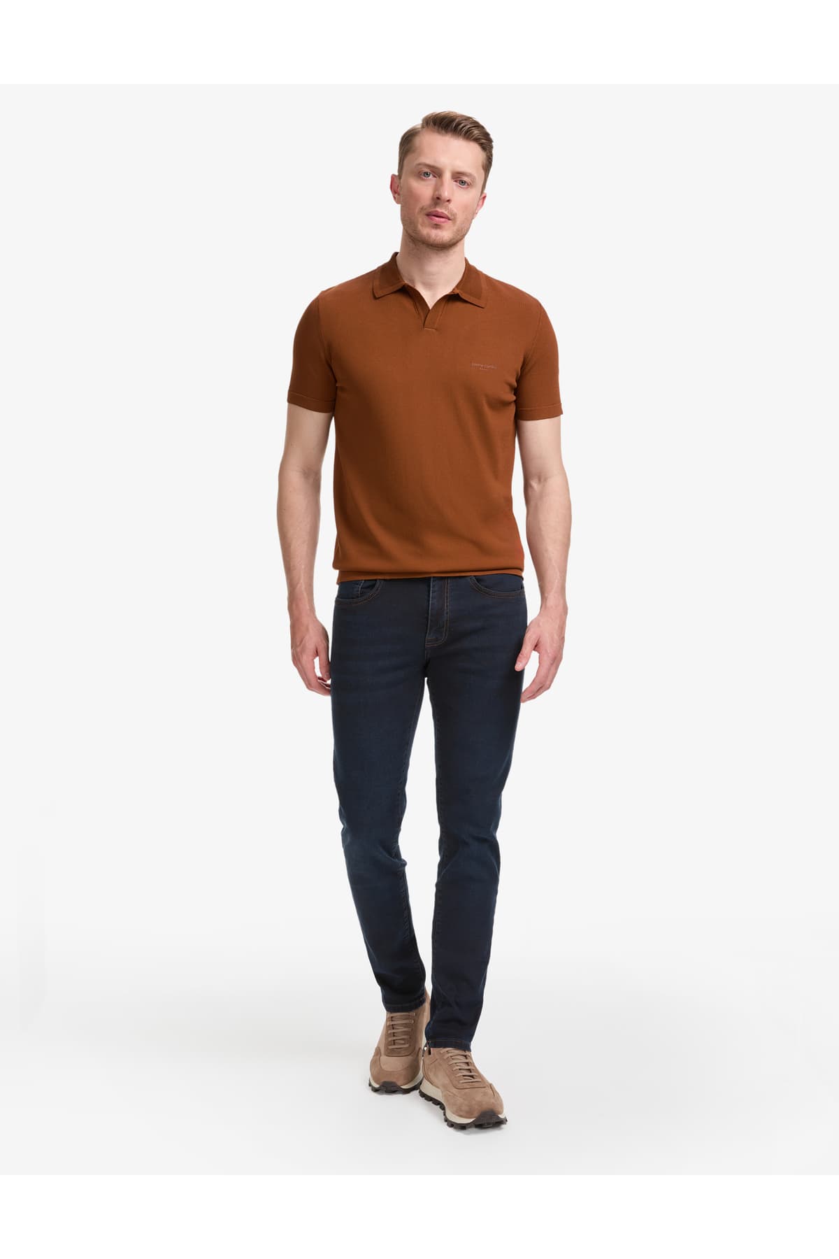 شلوار جین مردانه Pierre Cardin سرمهای فیت اسلیم مدل 50327853-VR100 شلوار جین مردانه Pierre Cardin سرمهای فیت اسلیم مدل 50327853-VR100