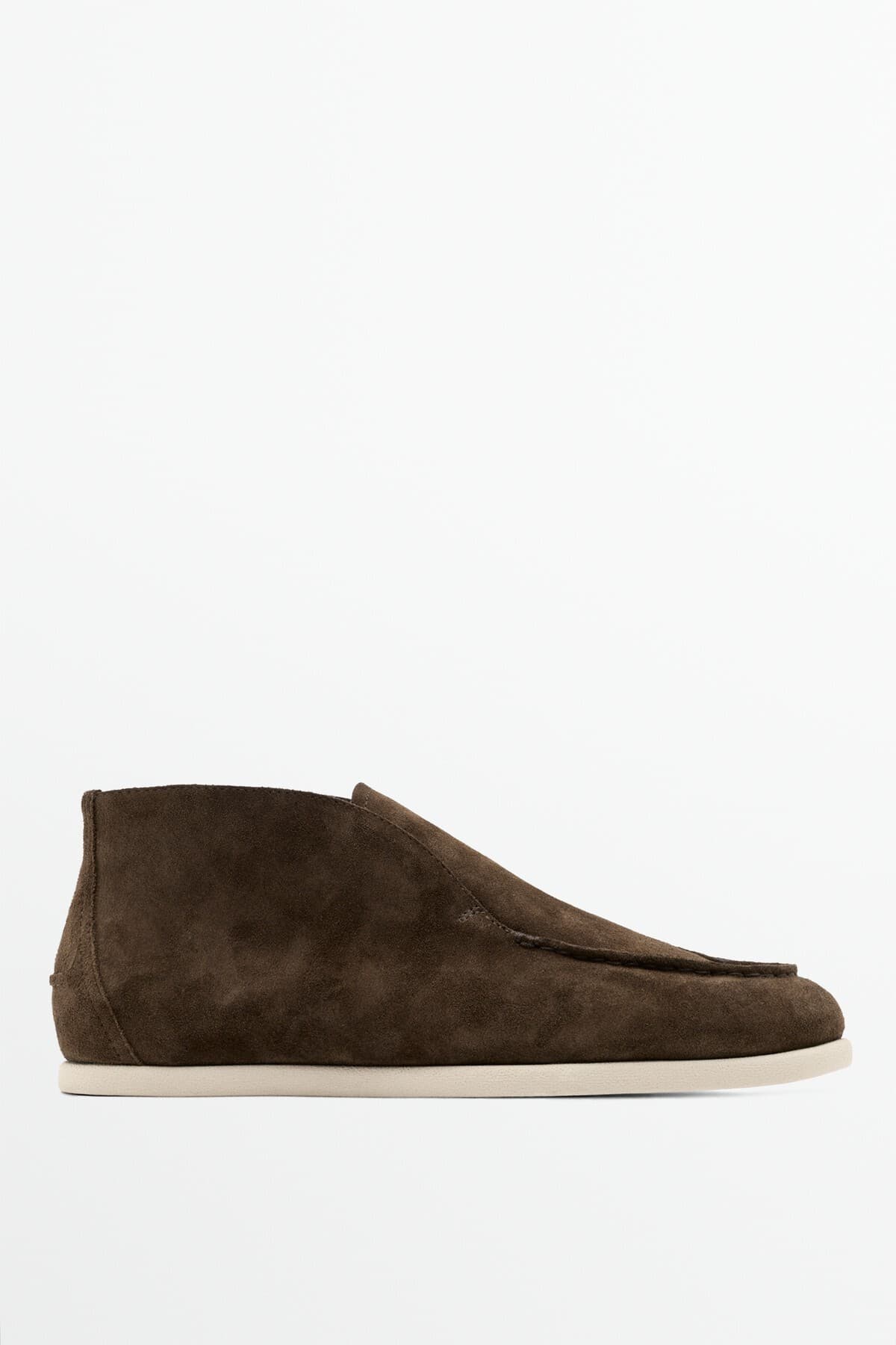 مکاسین مردانه Massimo Dutti چرم جیر طرح بوت مکاسین مردانه Massimo Dutti چرم جیر طرح بوت