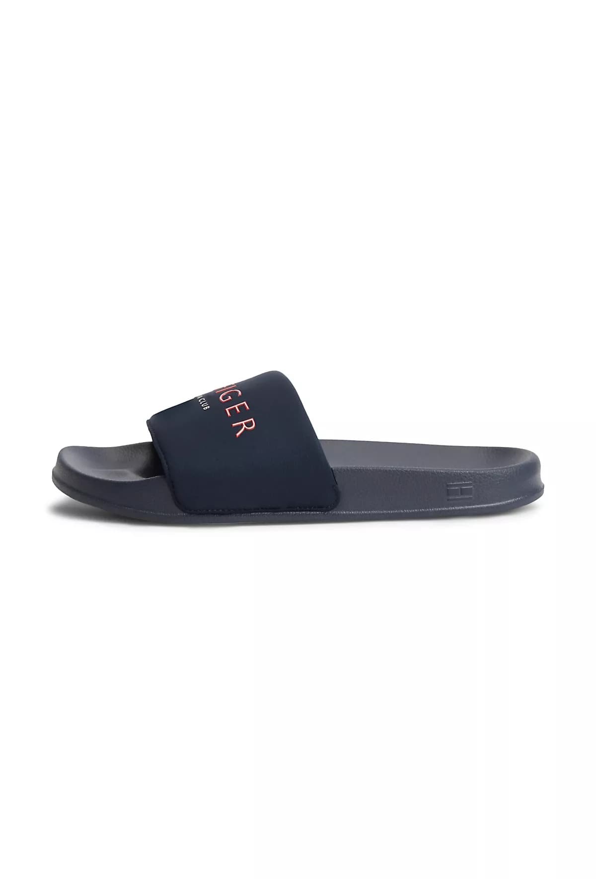 دمپایی مردانه Tommy Hilfiger با لوگوی برجسته کف راحتی سرمهای دمپایی مردانه Tommy Hilfiger با لوگوی برجسته کف راحتی سرمهای