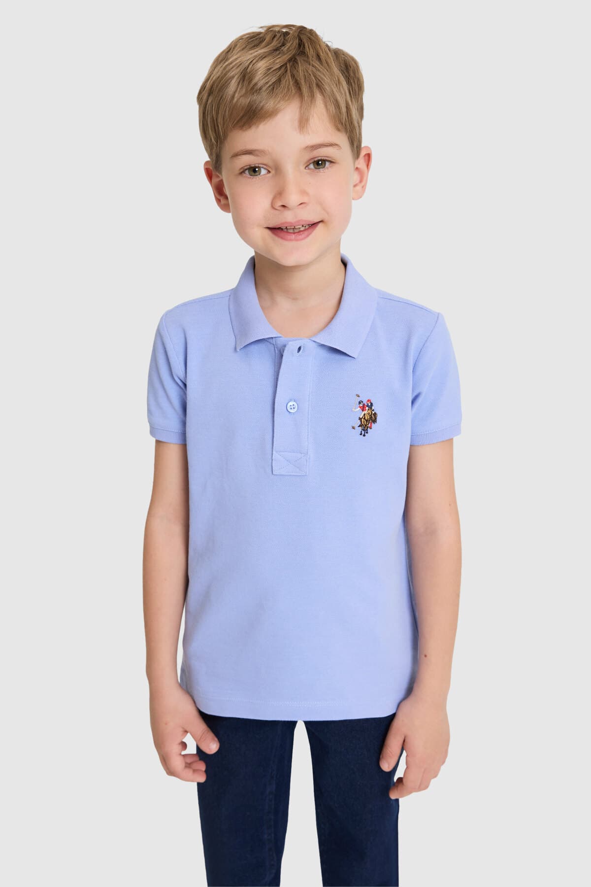 تیشرت پسرانه U.S. Polo Assn. یقه پولو ساده اسطوخودوسی مدل 50325608-VR245 تیشرت پسرانه U.S. Polo Assn. یقه پولو ساده اسطوخودوسی مدل 50325608-VR245