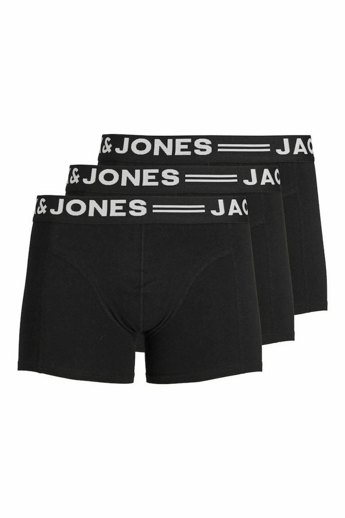باکسر مردانه Jack & Jones مدل SENSE پنبهای فیت راحت بسته ۳ عددی باکسر مردانه Jack & Jones مدل SENSE پنبهای فیت راحت بسته ۳ عددی