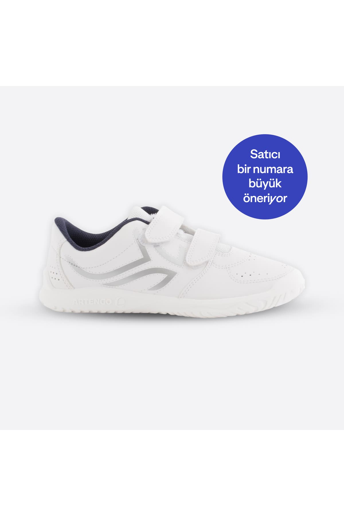 کفش ورزشی بچگانه Decathlon خاکستری سفید چسبی مدل TS 100 کفش ورزشی بچگانه Decathlon خاکستری سفید چسبی مدل TS 100