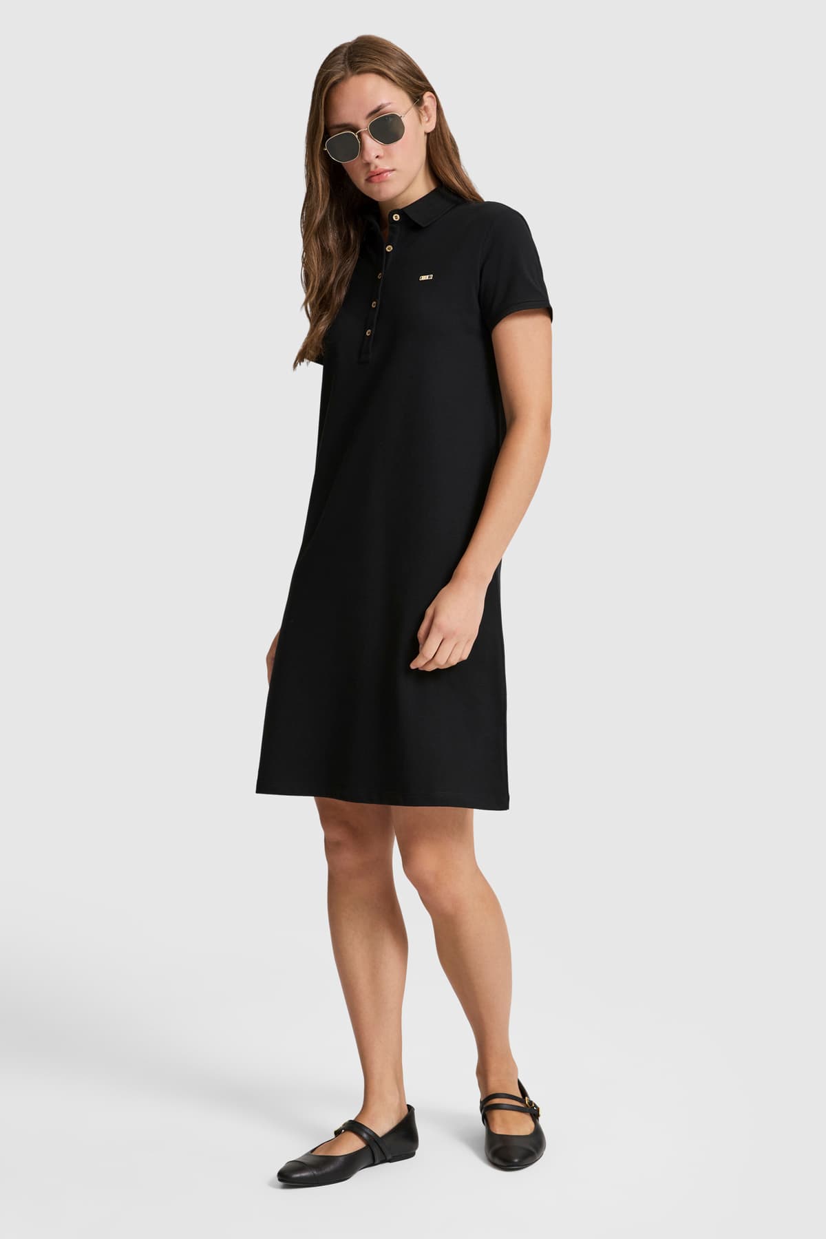 لباس زنانه بافتنی مشکی U.S. Polo Assn. مدل 50323538-VR046 لباس زنانه بافتنی مشکی U.S. Polo Assn. مدل 50323538-VR046