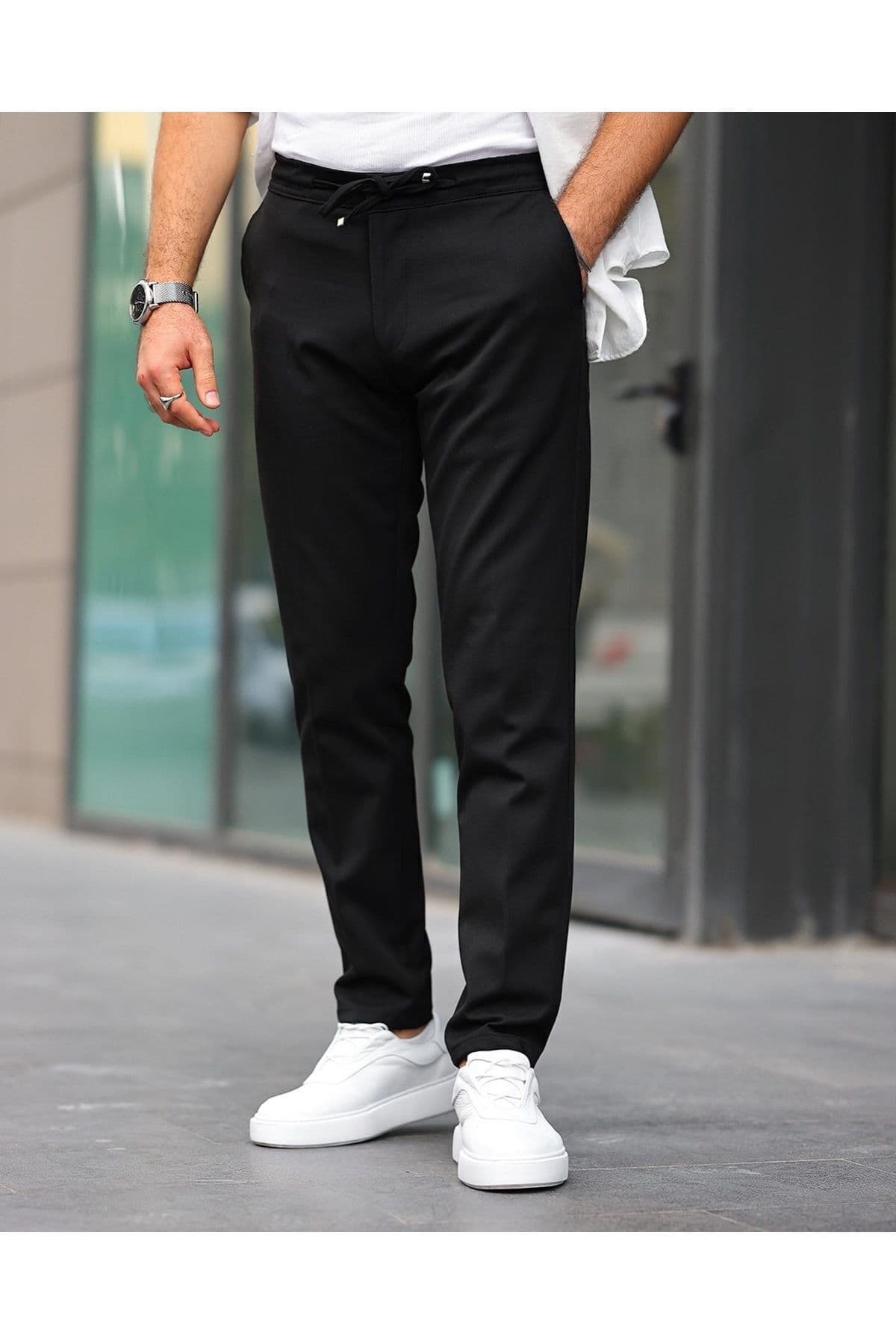 شلوار جاگر مردانه BASEL.CO فیت اسلیم Lycra دار شلوار جاگر مردانه BASEL.CO فیت اسلیم Lycra دار