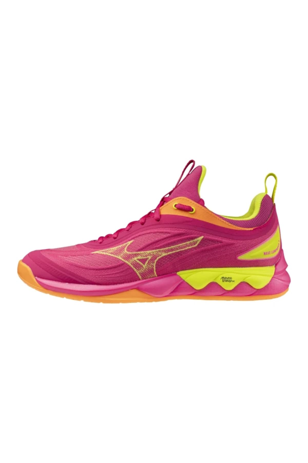 کفش والیبال یونیسکس Mizuno صورتی و زرد مدل Wave Luminous 3 کفش والیبال یونیسکس Mizuno صورتی و زرد مدل Wave Luminous 3