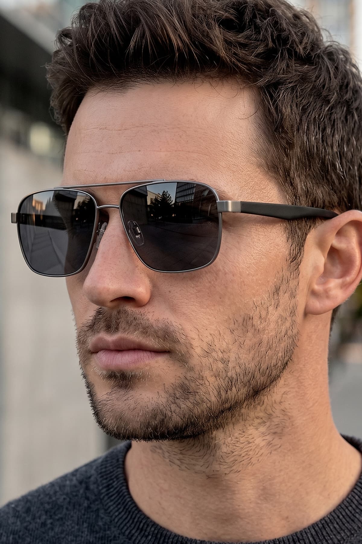 عینک آفتابی مردانه Daniel Klein پولاریزه UV400 فریم فلزی مشکی مدل DKGG77C1 عینک آفتابی مردانه Daniel Klein پولاریزه UV400 فریم فلزی مشکی مدل DKGG77C1