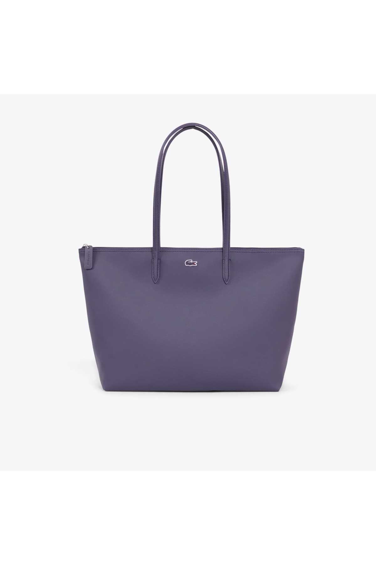 کیف دوشی زنانه Lacoste بزرگ بنفش مدل L.12.12 کیف دوشی زنانه Lacoste بزرگ بنفش مدل L.12.12