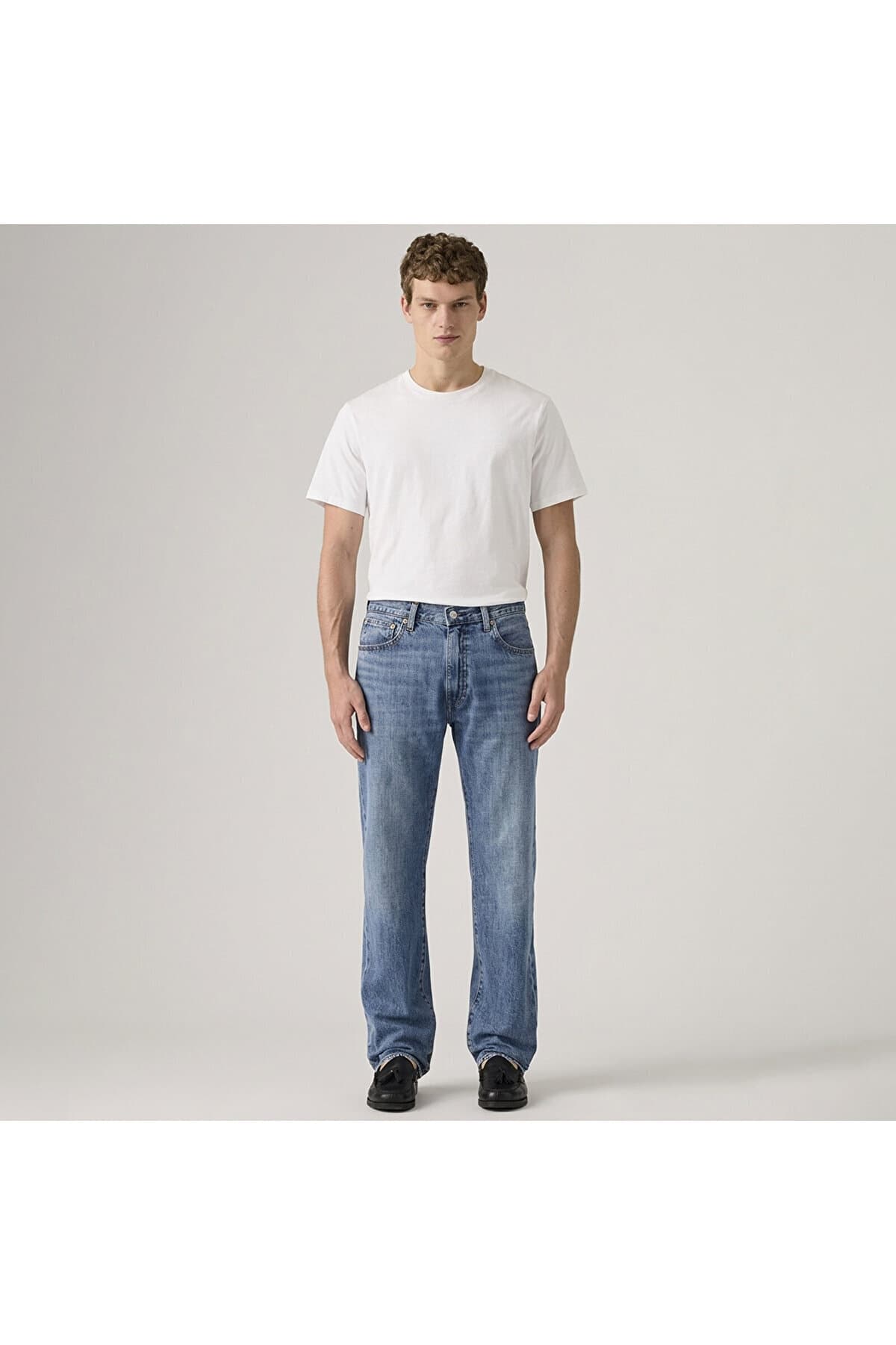 شلوار جین مردانه Levi's آبی فیت Relaxed Straight مدل 555 003VA-0006 شلوار جین مردانه Levi's آبی فیت Relaxed Straight مدل 555 003VA-0006