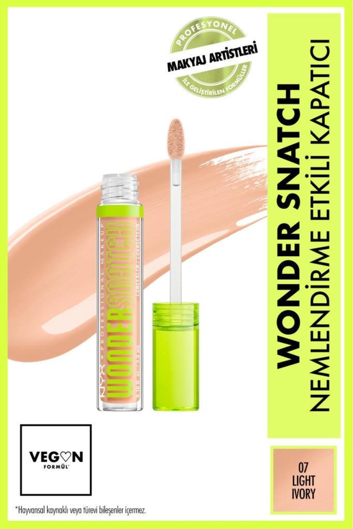 کانسیلر NYX Professional Makeup با اثر مرطوبکننده مدل 08 Vanilla کانسیلر NYX Professional Makeup با اثر مرطوبکننده مدل 08 Vanilla