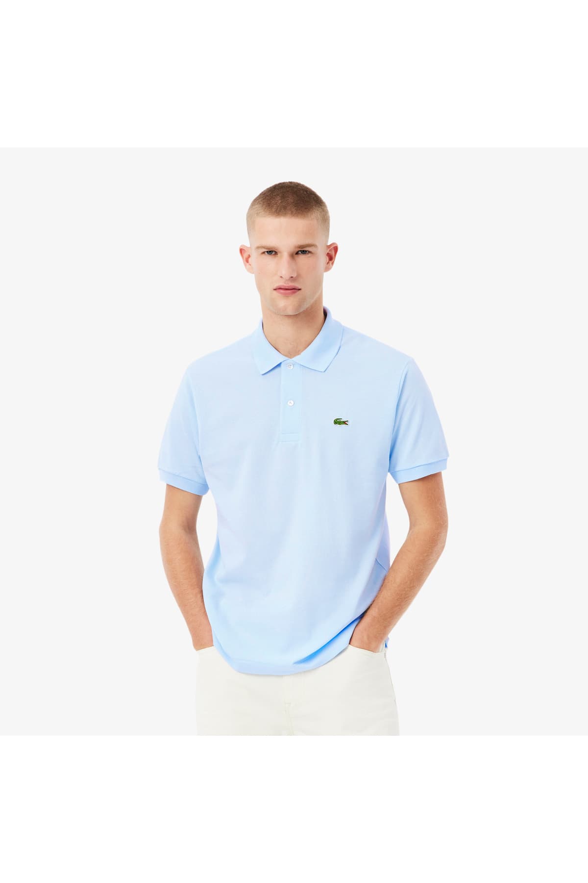 پولو مردانه Lacoste فیت کلاسیک آبی روشن مدل L.12.12 پولو مردانه Lacoste فیت کلاسیک آبی روشن مدل L.12.12