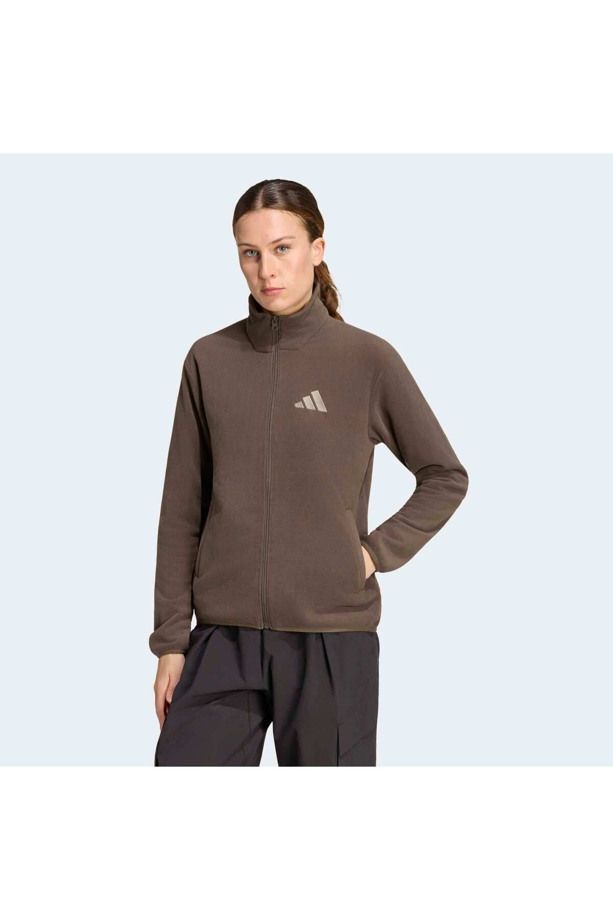 ژاکت ورزشی زنانه adidas پولار سافتشل زیپدار مدل KY9856 ژاکت ورزشی زنانه adidas پولار سافتشل زیپدار مدل KY9856