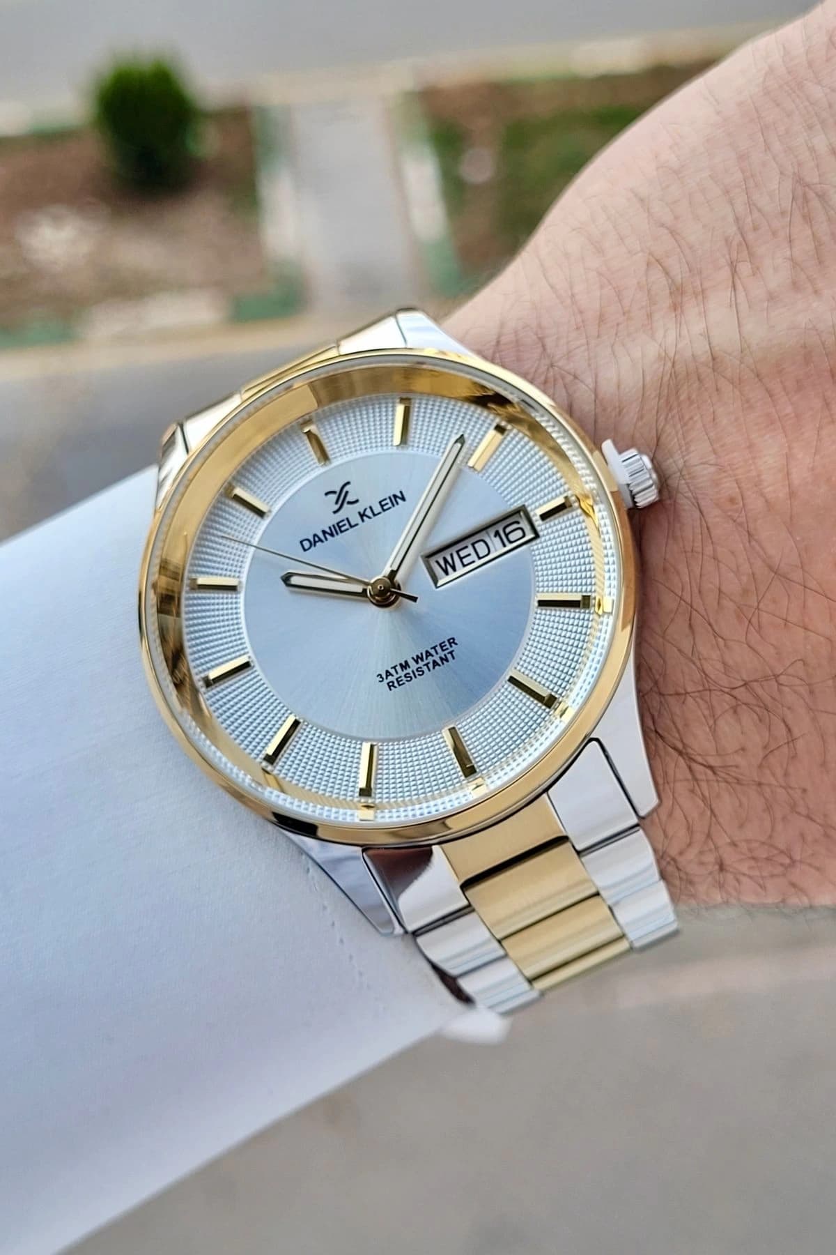 ساعت مچی مردانه Daniel Klein Gold نقرهای تقویم و نمایش روز 44mm ساعت مچی مردانه Daniel Klein Gold نقرهای تقویم و نمایش روز 44mm