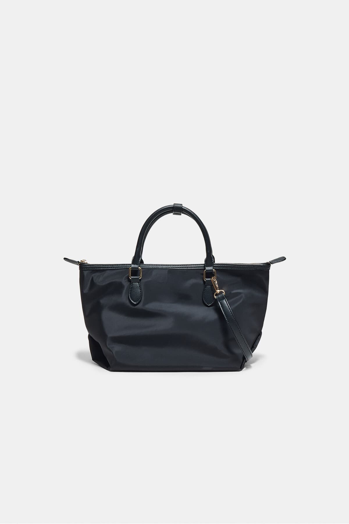کیف دوشی زنانه Stradivarius زیپدار با بند متقاطع کیف دوشی زنانه Stradivarius زیپدار با بند متقاطع