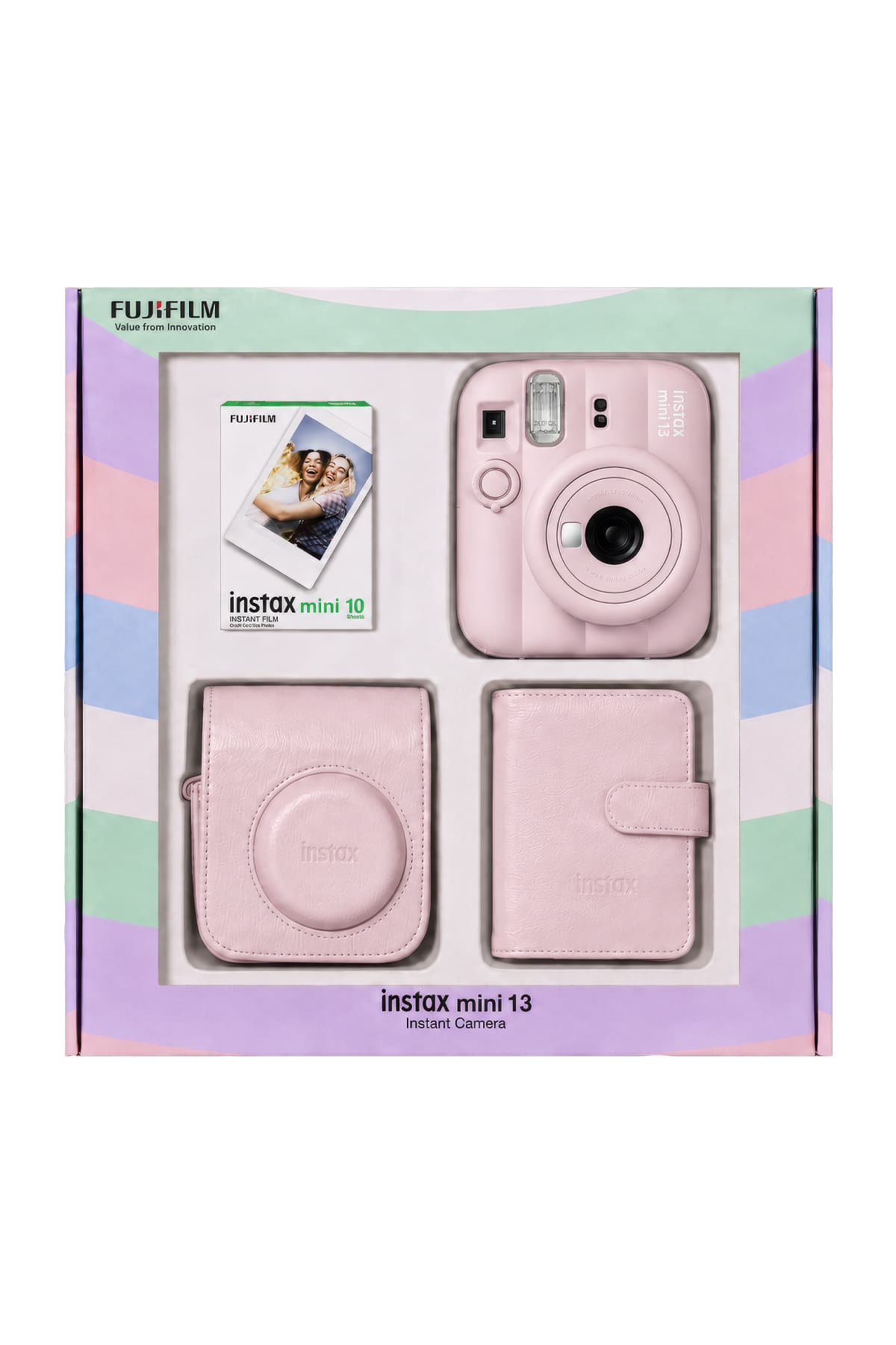 دوربین Fujifilm مدل Instax Mini 13 به همراه کیف، آلبوم و فیلم 10 تایی دوربین Fujifilm مدل Instax Mini 13 به همراه کیف، آلبوم و فیلم 10 تایی