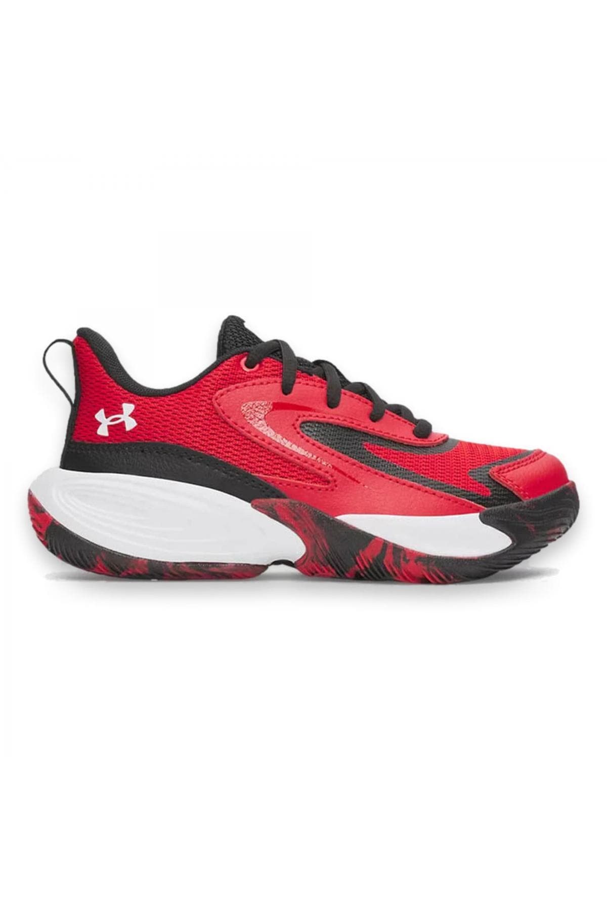 کفش ورزشی بچگانه Under Armour بسکتبال قرمز Lockdown 8 مدل 6009404 کفش ورزشی بچگانه Under Armour بسکتبال قرمز Lockdown 8 مدل 6009404