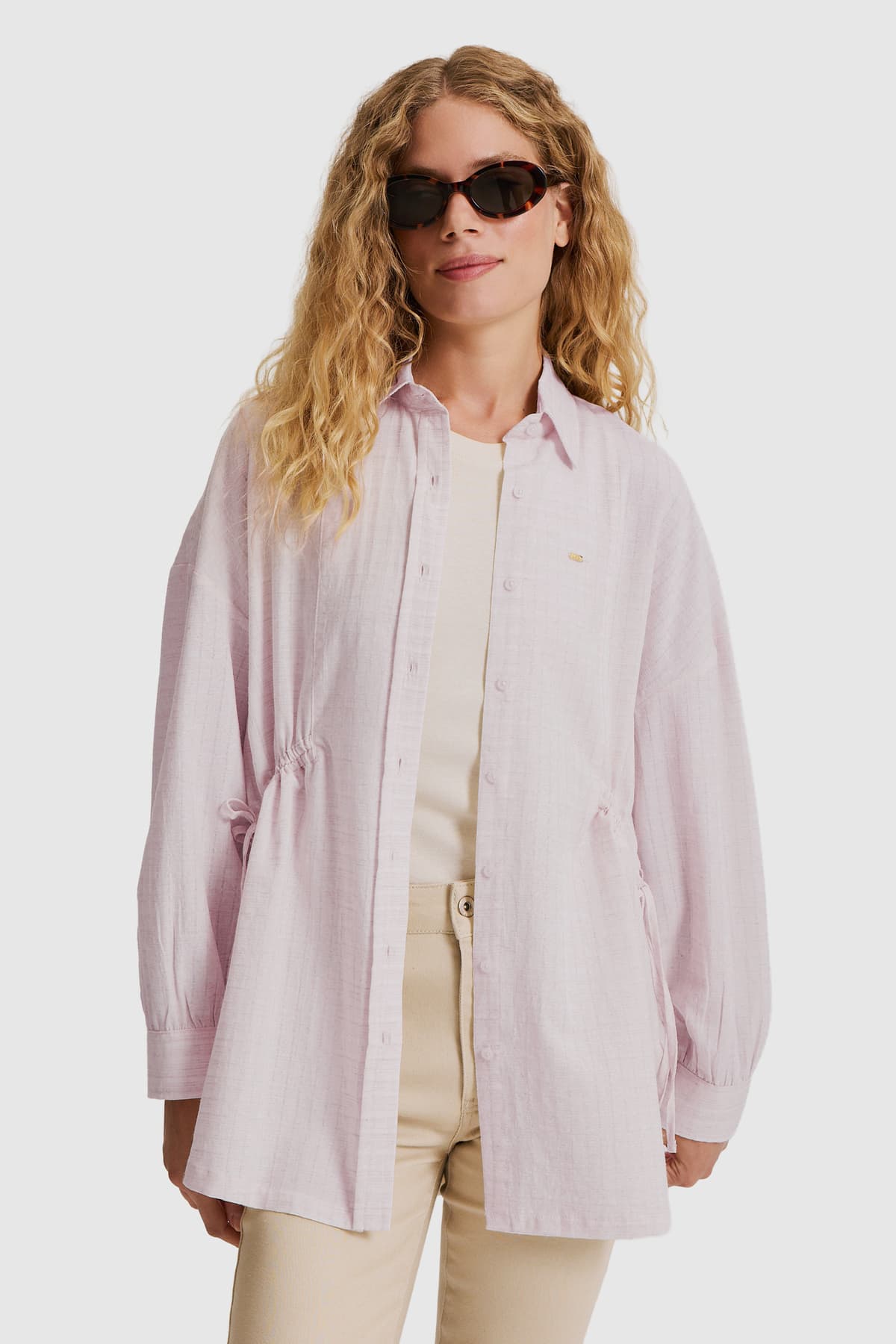 پیراهن زنانه U.S. Polo Assn. رنگ یاسی آستین بلند مدل 50324723-VR034 پیراهن زنانه U.S. Polo Assn. رنگ یاسی آستین بلند مدل 50324723-VR034