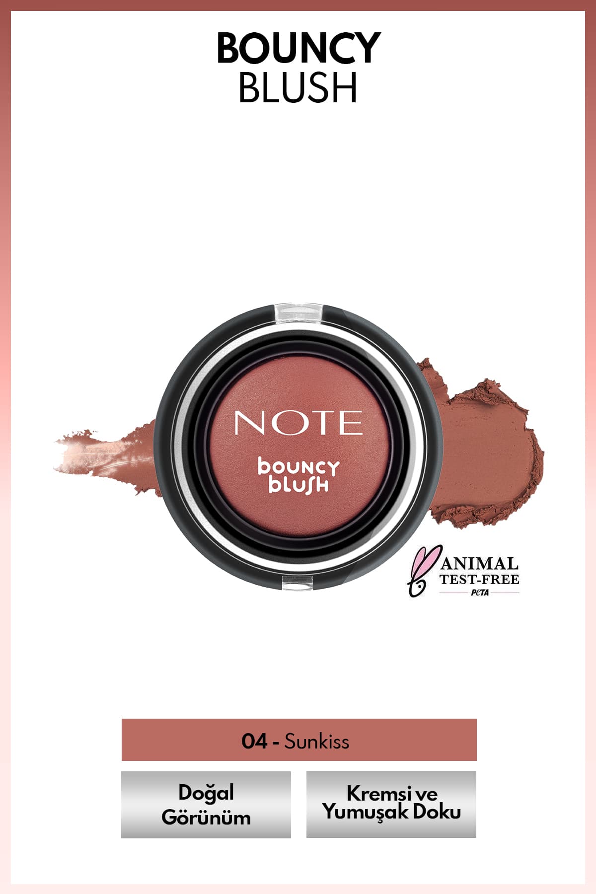 رژگونه کرمی نرم Note Cosmetics مدل 04 Sunkiss رژگونه کرمی نرم Note Cosmetics مدل 04 Sunkiss