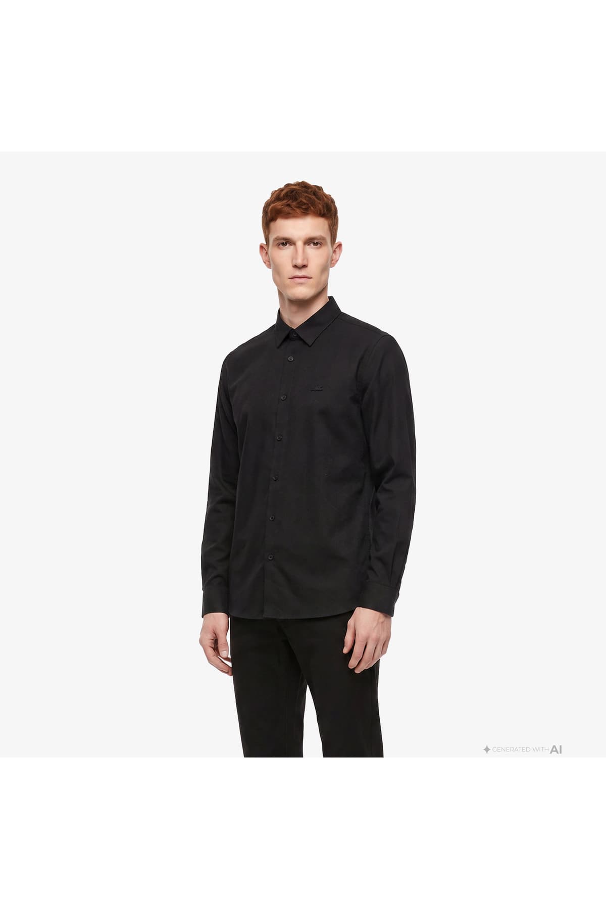 پیراهن مردانه Lacoste فیت اسلیم یقه دکمهدار مشکی پیراهن مردانه Lacoste فیت اسلیم یقه دکمهدار مشکی