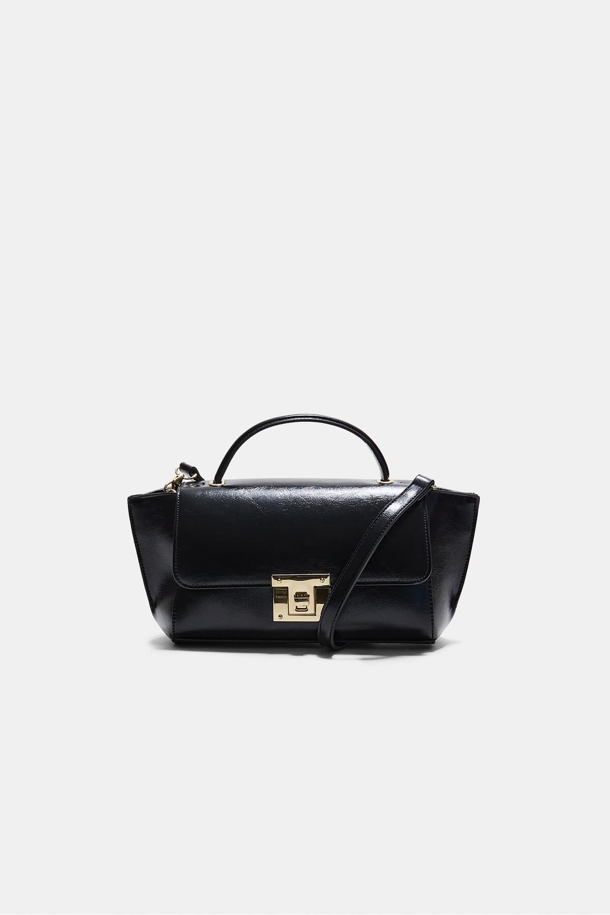 کیف زنانه Stradivarius با درب پوششی و بند کراس کیف زنانه Stradivarius با درب پوششی و بند کراس