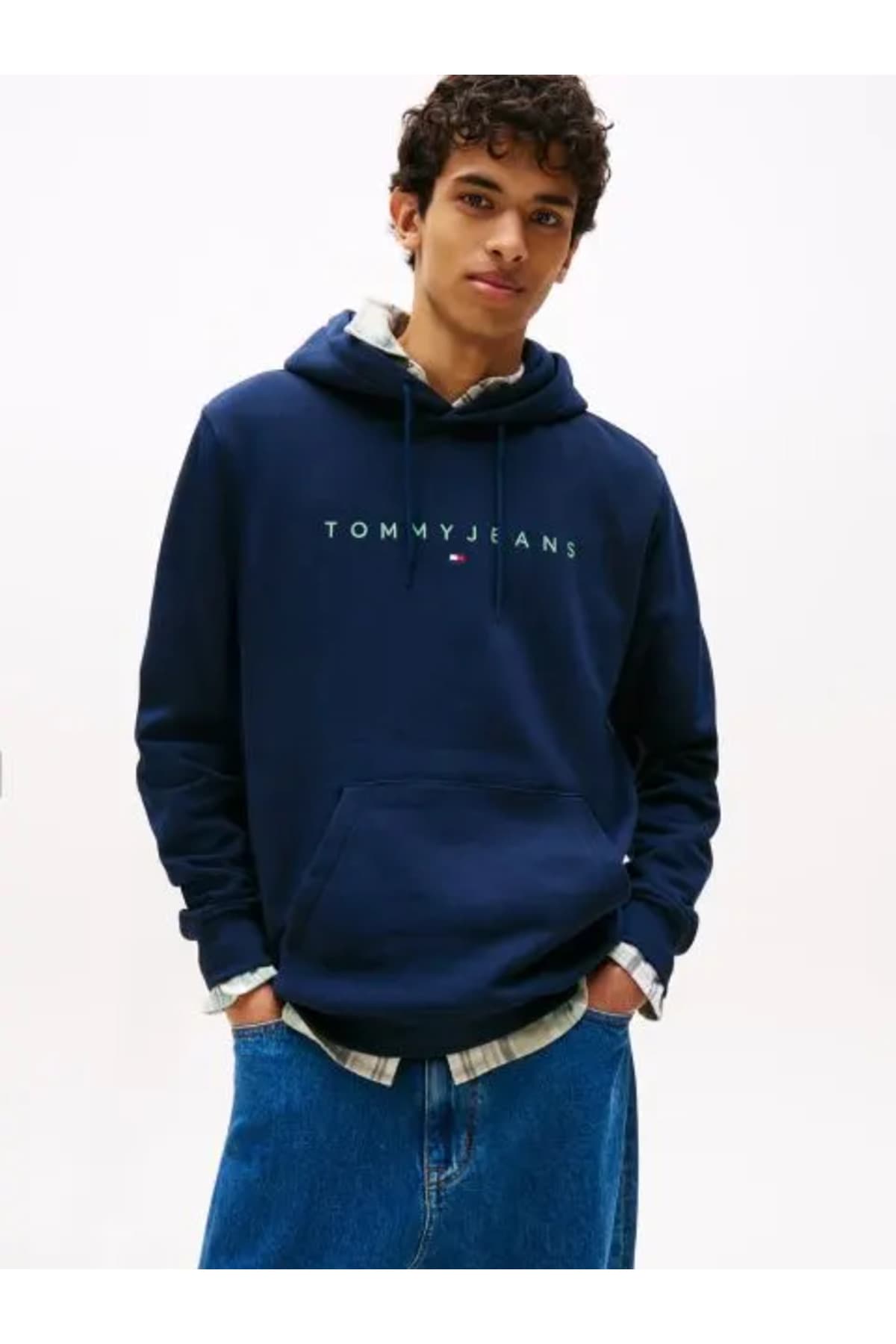 هودی مردانه Tommy Hilfiger لوگودار نخی ارگانیک با جیب کانگورویی سایز M هودی مردانه Tommy Hilfiger لوگودار نخی ارگانیک با جیب کانگورویی سایز M