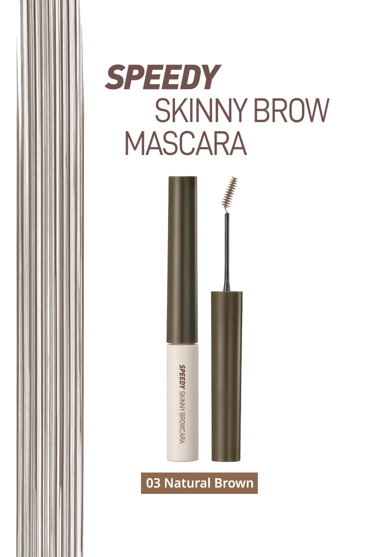 ماسکارای ابرو PERIPERA مدل Speedy Skinny Brow رنگ 03 Natural ماسکارای ابرو PERIPERA مدل Speedy Skinny Brow رنگ 03 Natural