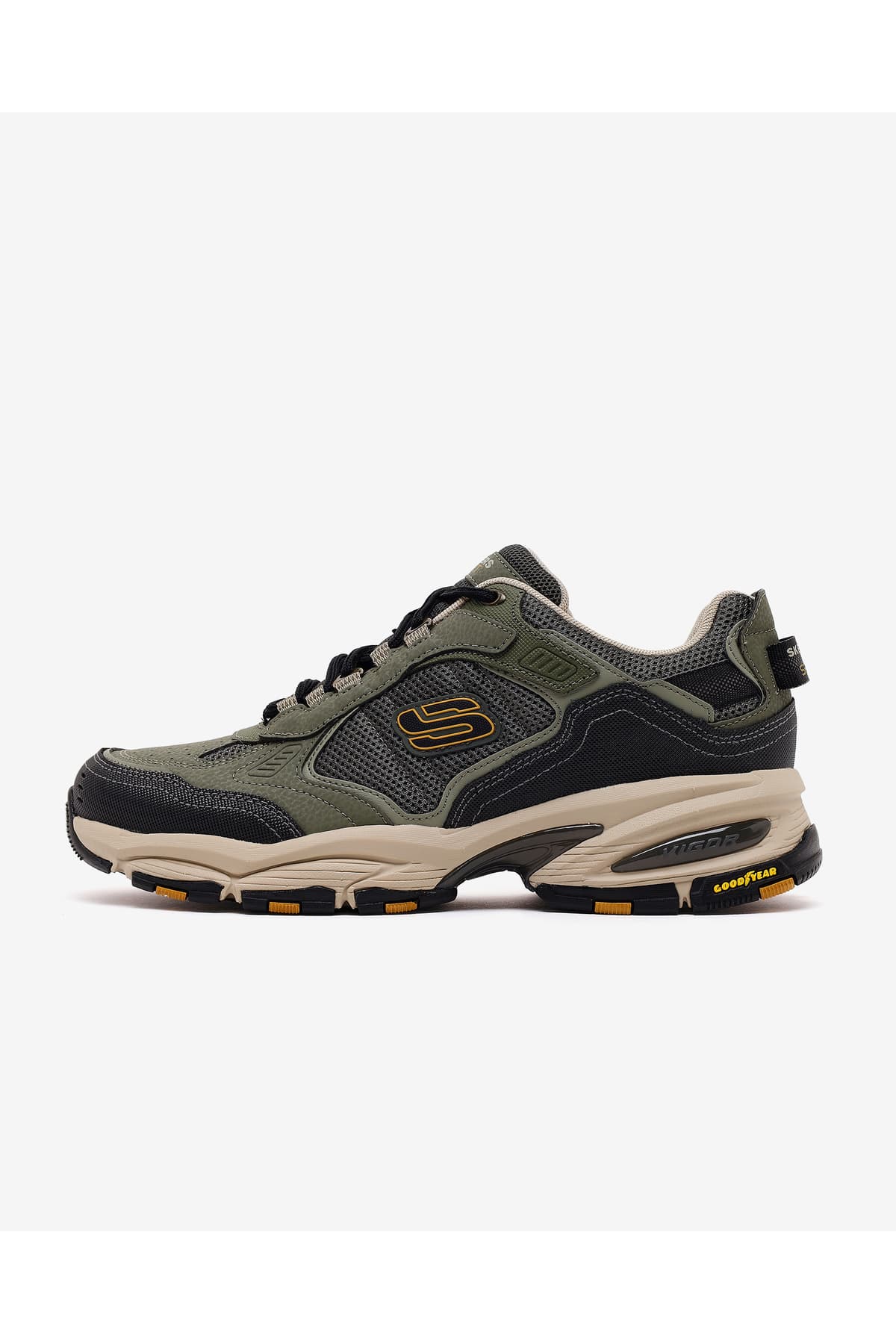کفش مردانه Skechers VIGOR 3.0 خاکی اوتدور مدل 237145 OLBK کفش مردانه Skechers VIGOR 3.0 خاکی اوتدور مدل 237145 OLBK