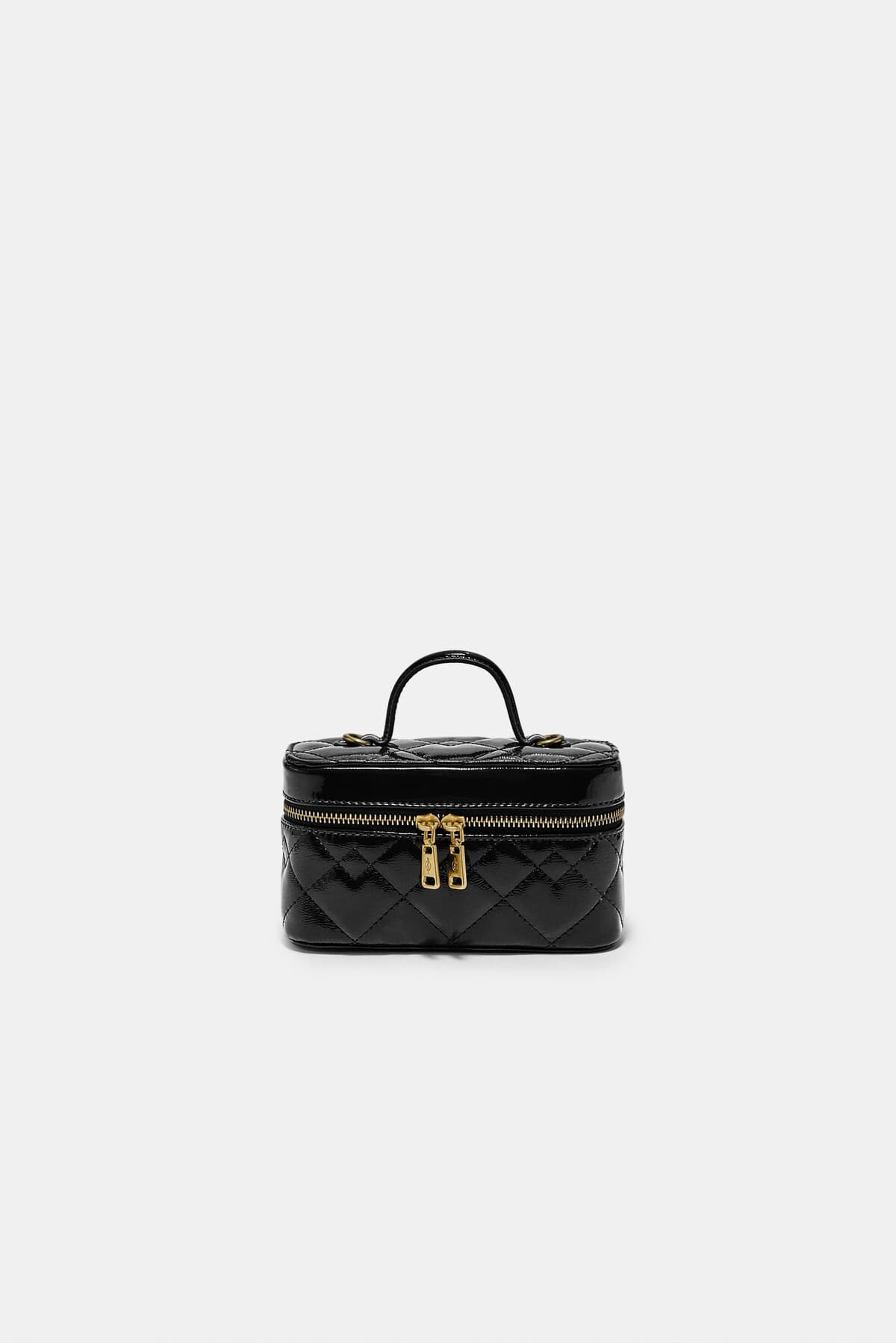 کیف زنانه Stradivarius کاپیتونه با بند متقاطع کیف زنانه Stradivarius کاپیتونه با بند متقاطع