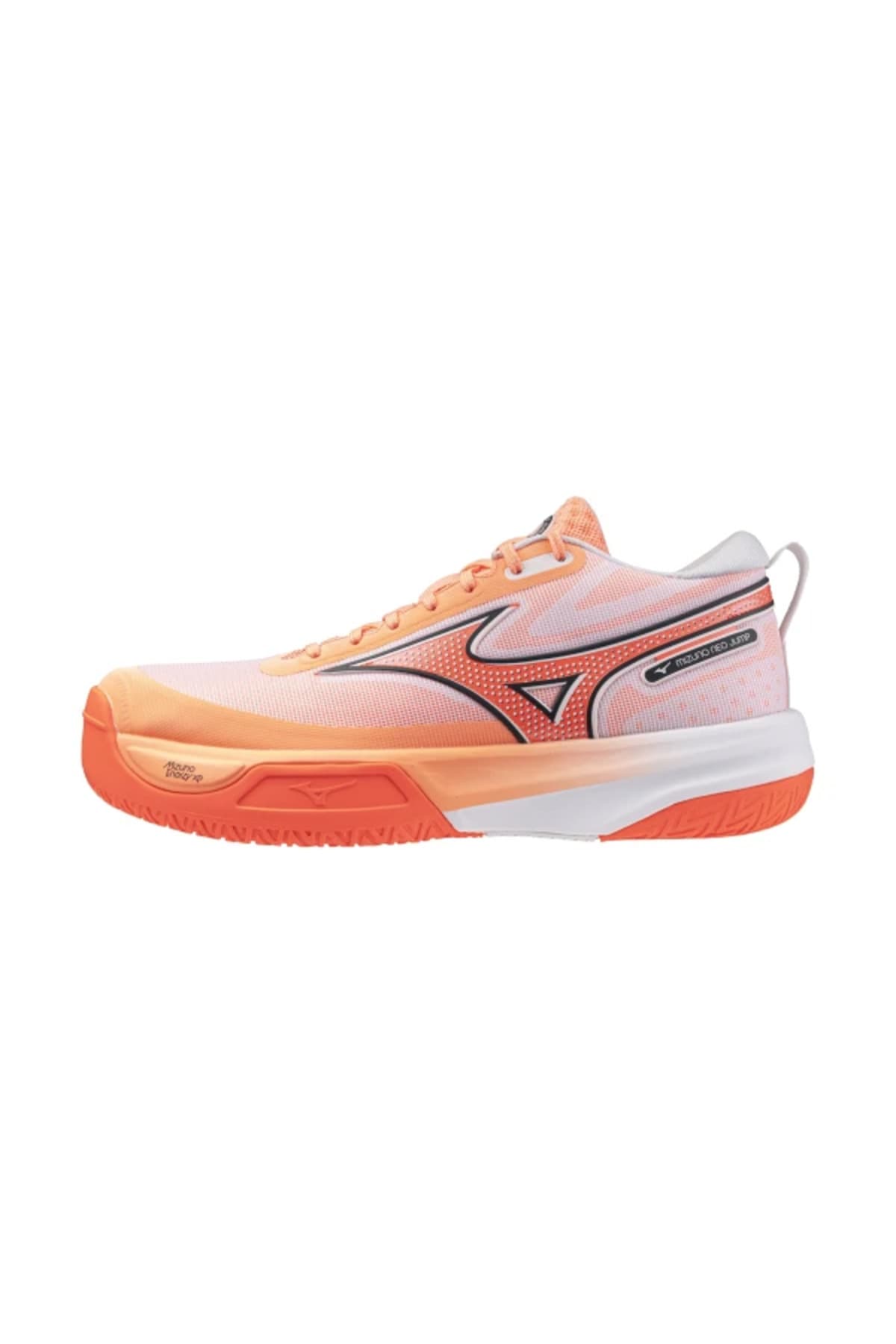 کفش والیبال یونیسکس Mizuno سفید و نارنجی مدل Neo Jump کفش والیبال یونیسکس Mizuno سفید و نارنجی مدل Neo Jump