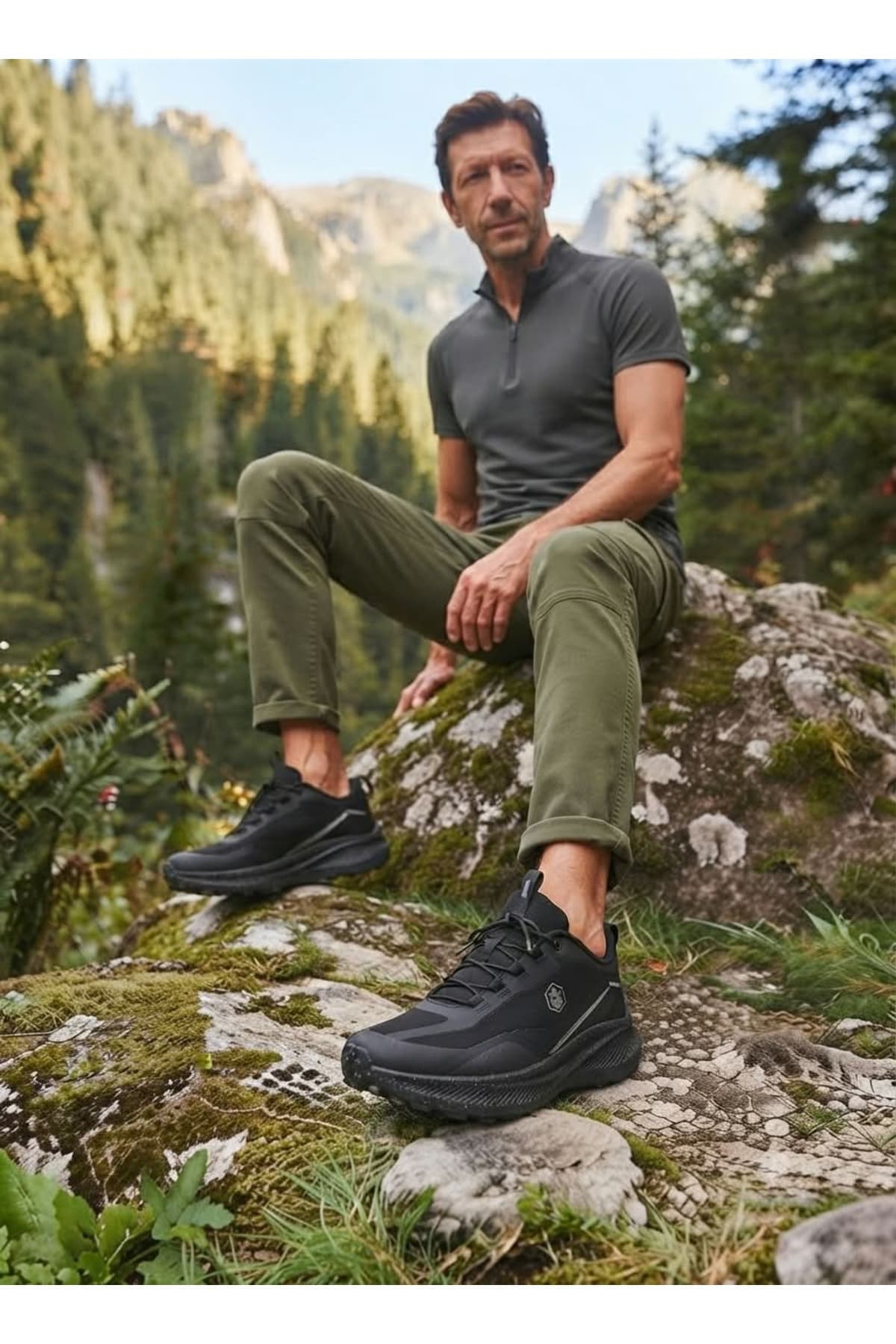 کفش اوتدور مردانه Lumberjack مشکی مدل MARTIN کفش اوتدور مردانه Lumberjack مشکی مدل MARTIN