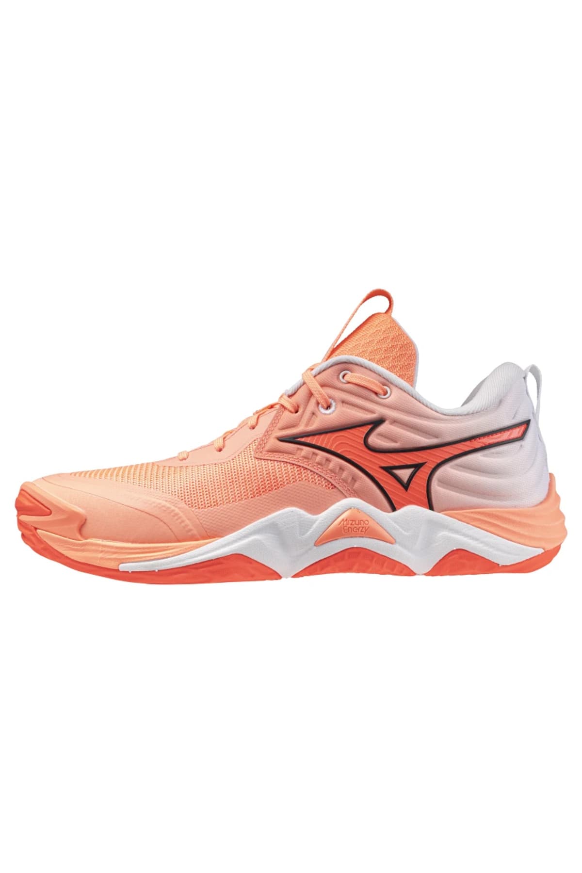 کفش والیبال یونیسکس Mizuno نارنجی مدل Wave Momentum Elite کفش والیبال یونیسکس Mizuno نارنجی مدل Wave Momentum Elite