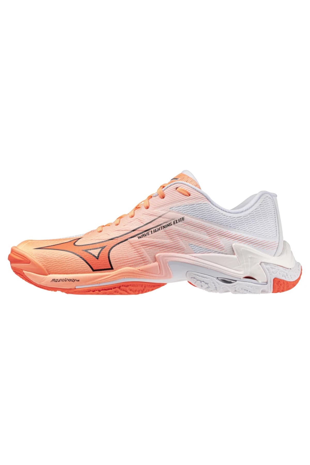کفش والیبال یونیسکس Mizuno Wave Lightning Elite سفید نارنجی کفش والیبال یونیسکس Mizuno Wave Lightning Elite سفید نارنجی