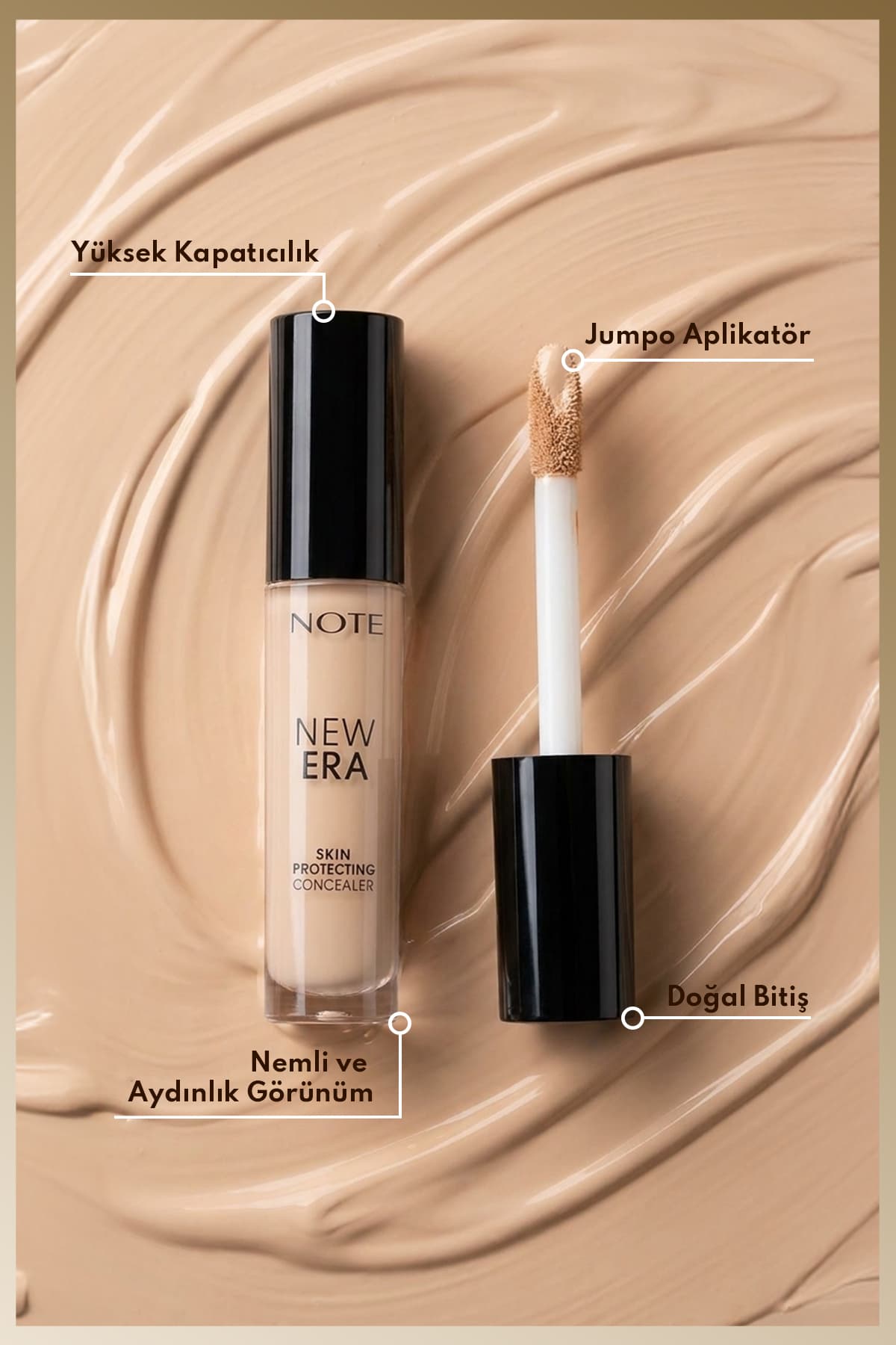 کانسیلر زیر چشم Note Cosmetics New Era مدل 30 عاجی طبیعی کانسیلر زیر چشم Note Cosmetics New Era مدل 30 عاجی طبیعی