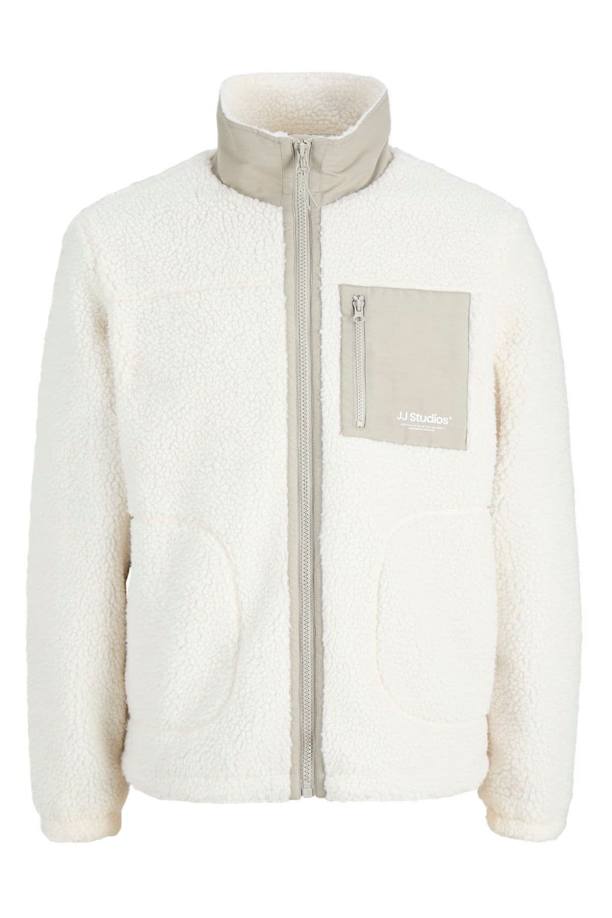 ژاکت مردانه Jack & Jones یقه ایستاده بلند Teddy مدل Soho ژاکت مردانه Jack & Jones یقه ایستاده بلند Teddy مدل Soho