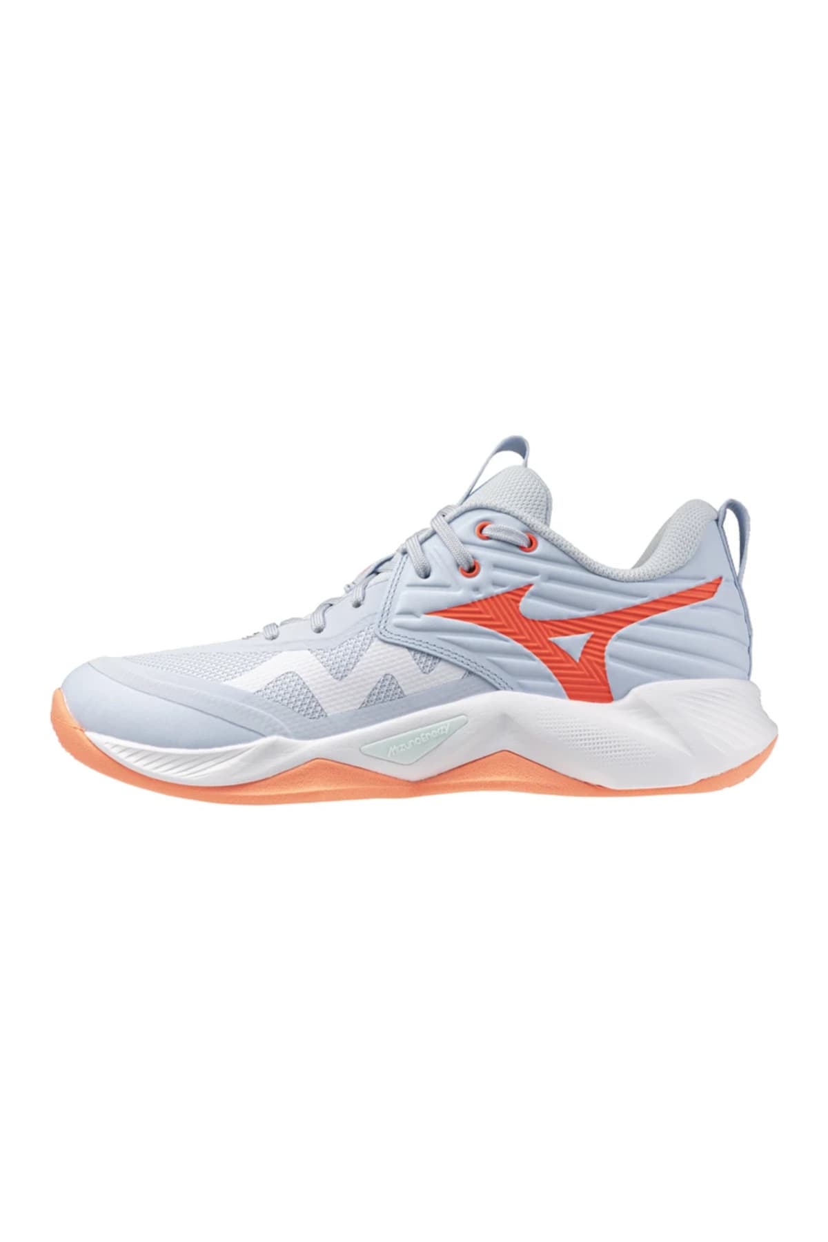کفش والیبال زنانه Mizuno آبی مدل Wave Momentum Pro کفش والیبال زنانه Mizuno آبی مدل Wave Momentum Pro