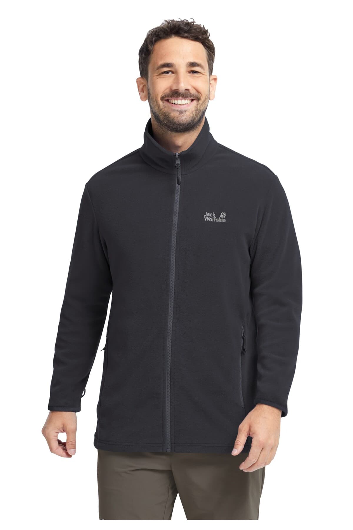 پولار مردانه Jack Wolfskin سیاه مدل Taunus 100 FZ M پولار مردانه Jack Wolfskin سیاه مدل Taunus 100 FZ M