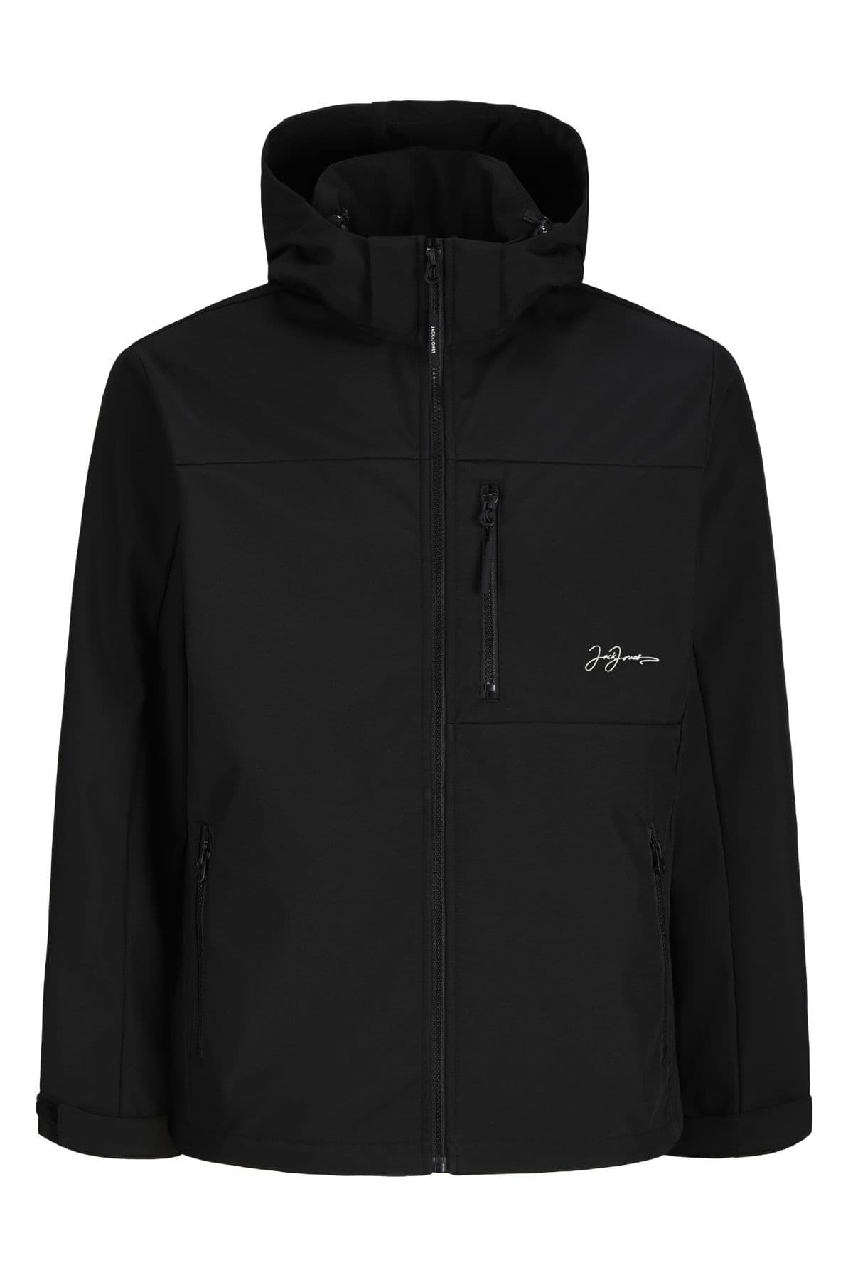 کاپشن مردانه Jack & Jones کاپوشندار سافتشل زیپدار مدل Lupo کاپشن مردانه Jack & Jones کاپوشندار سافتشل زیپدار مدل Lupo