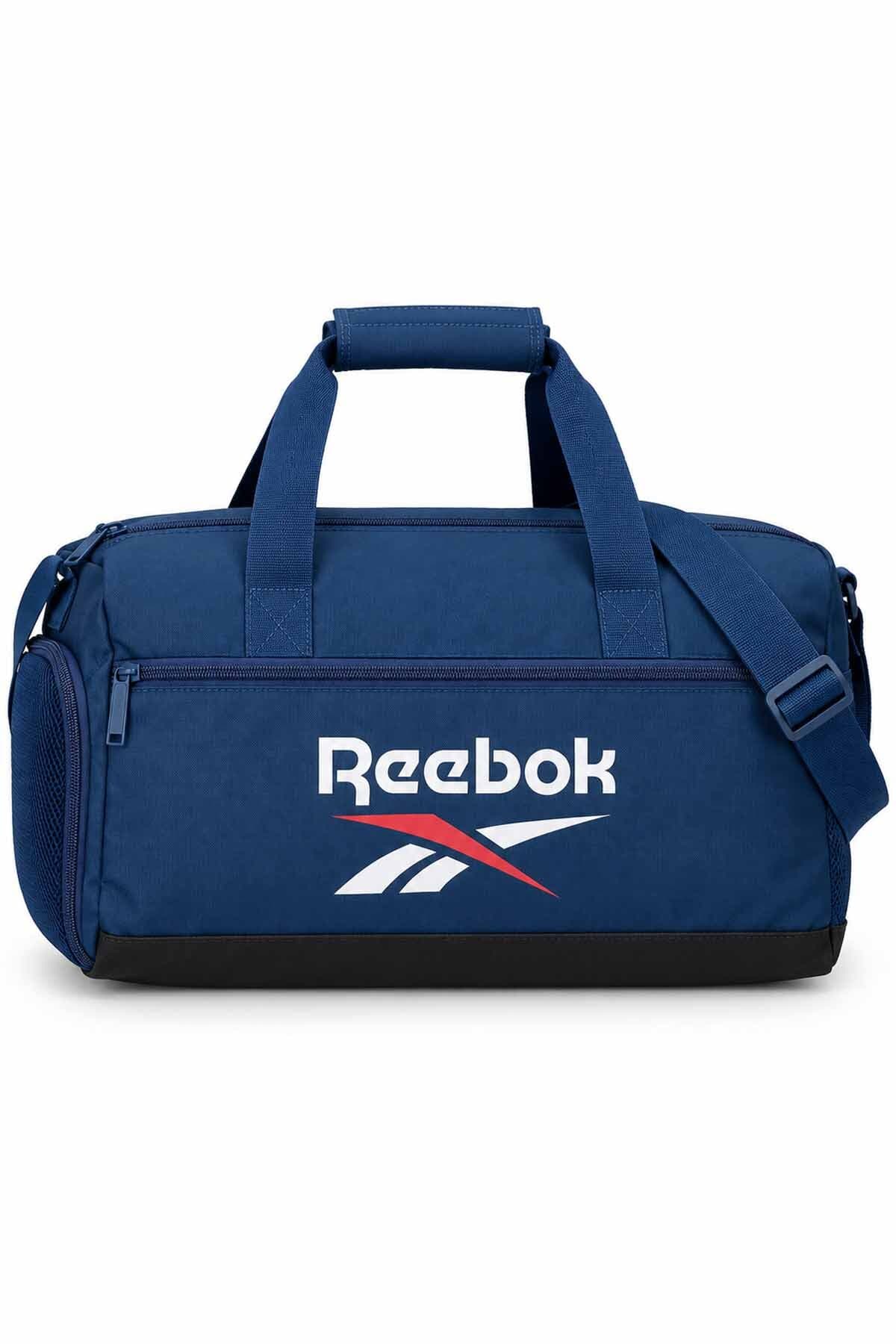 کیف ورزشی Reebok سرمهای دارای محفظه کفش و بند شانهای 46x23x20 cm کیف ورزشی Reebok سرمهای دارای محفظه کفش و بند شانهای 46x23x20 cm