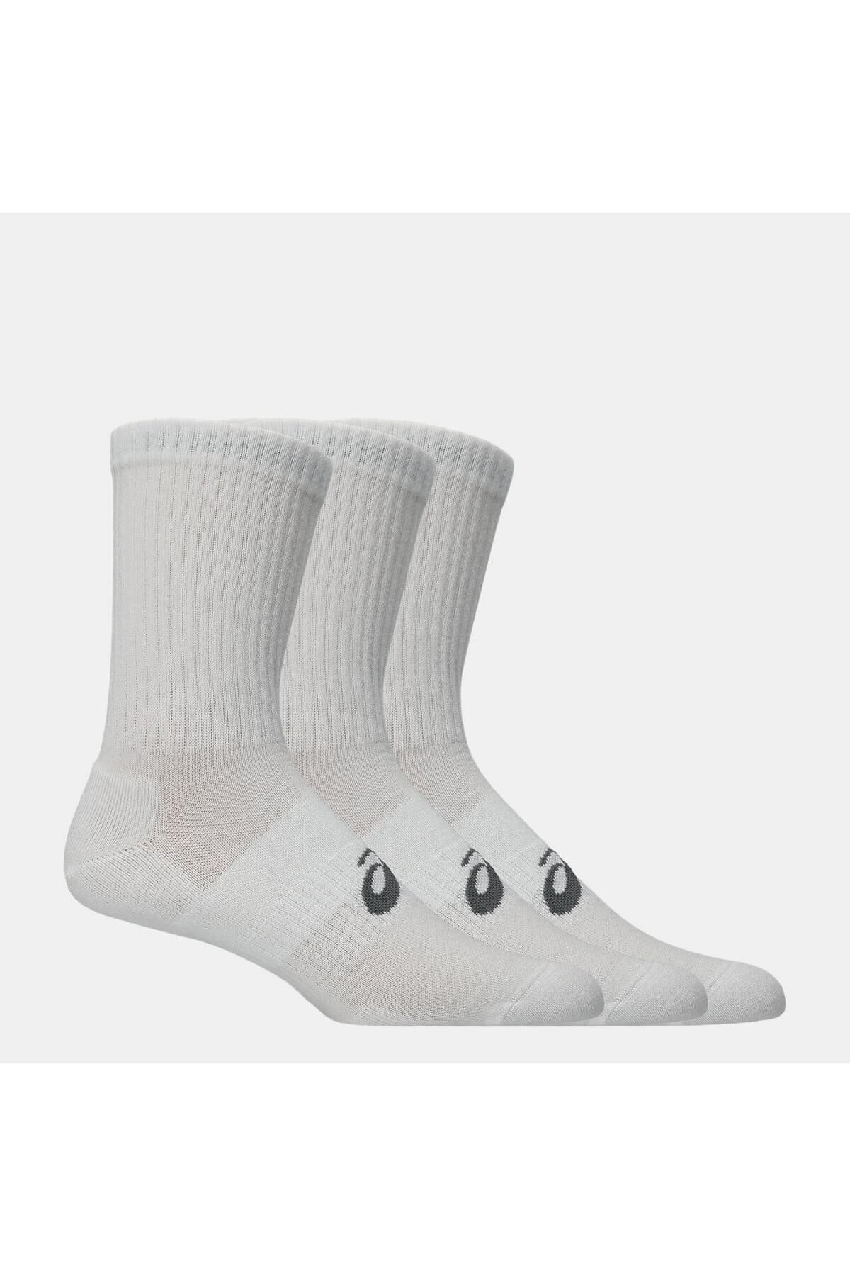 جوراب ورزشی یونیسکس Asics بسته 3 تایی کرم/مشکی مدل 3033C298-100 جوراب ورزشی یونیسکس Asics بسته 3 تایی کرم/مشکی مدل 3033C298-100