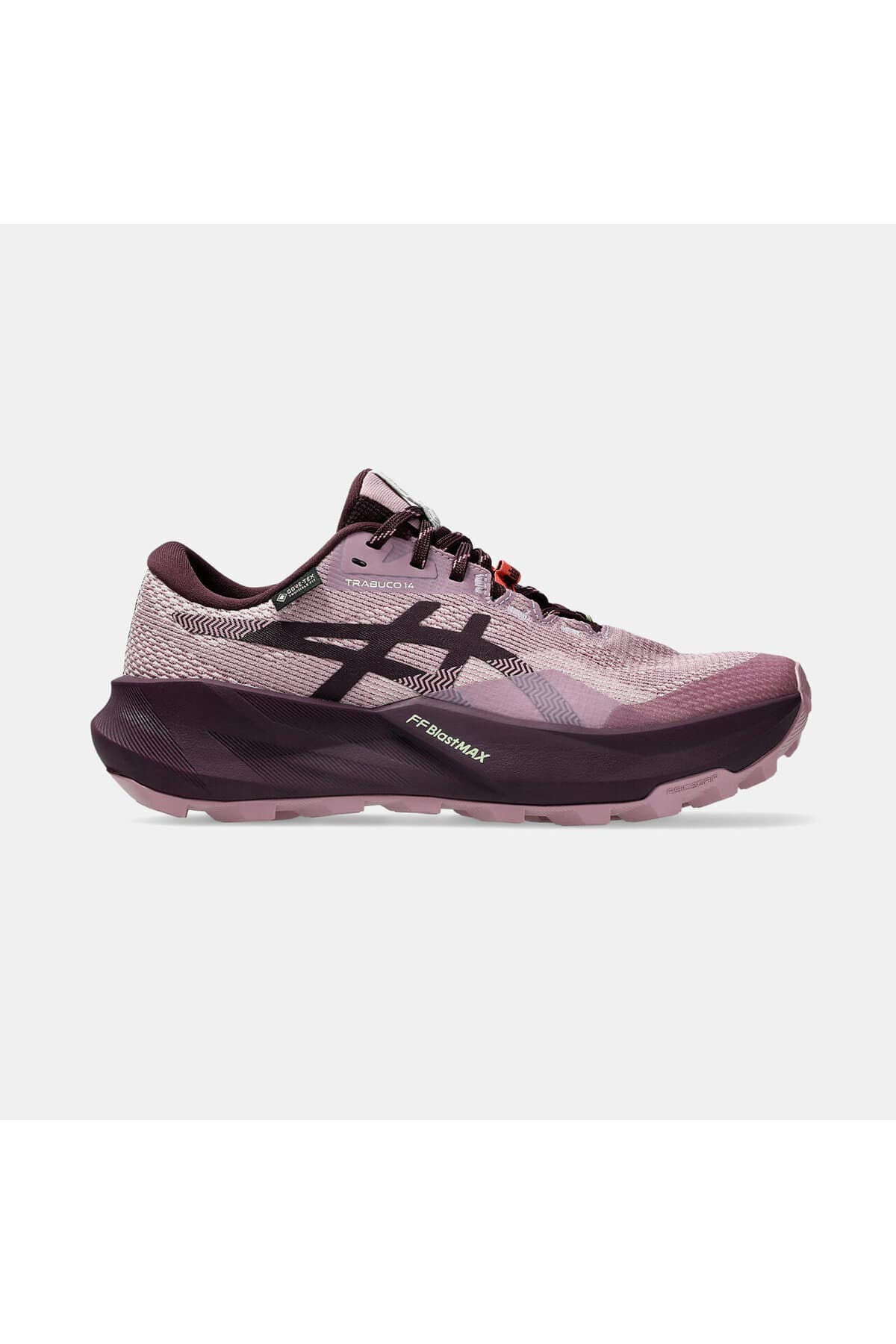 کفش زنانه Asics دویدن در فضای باز TRABUCO 14 GTX مشکی/بنفش مدل 1012B936-500 کفش زنانه Asics دویدن در فضای باز TRABUCO 14 GTX مشکی/بنفش مدل 1012B936-500